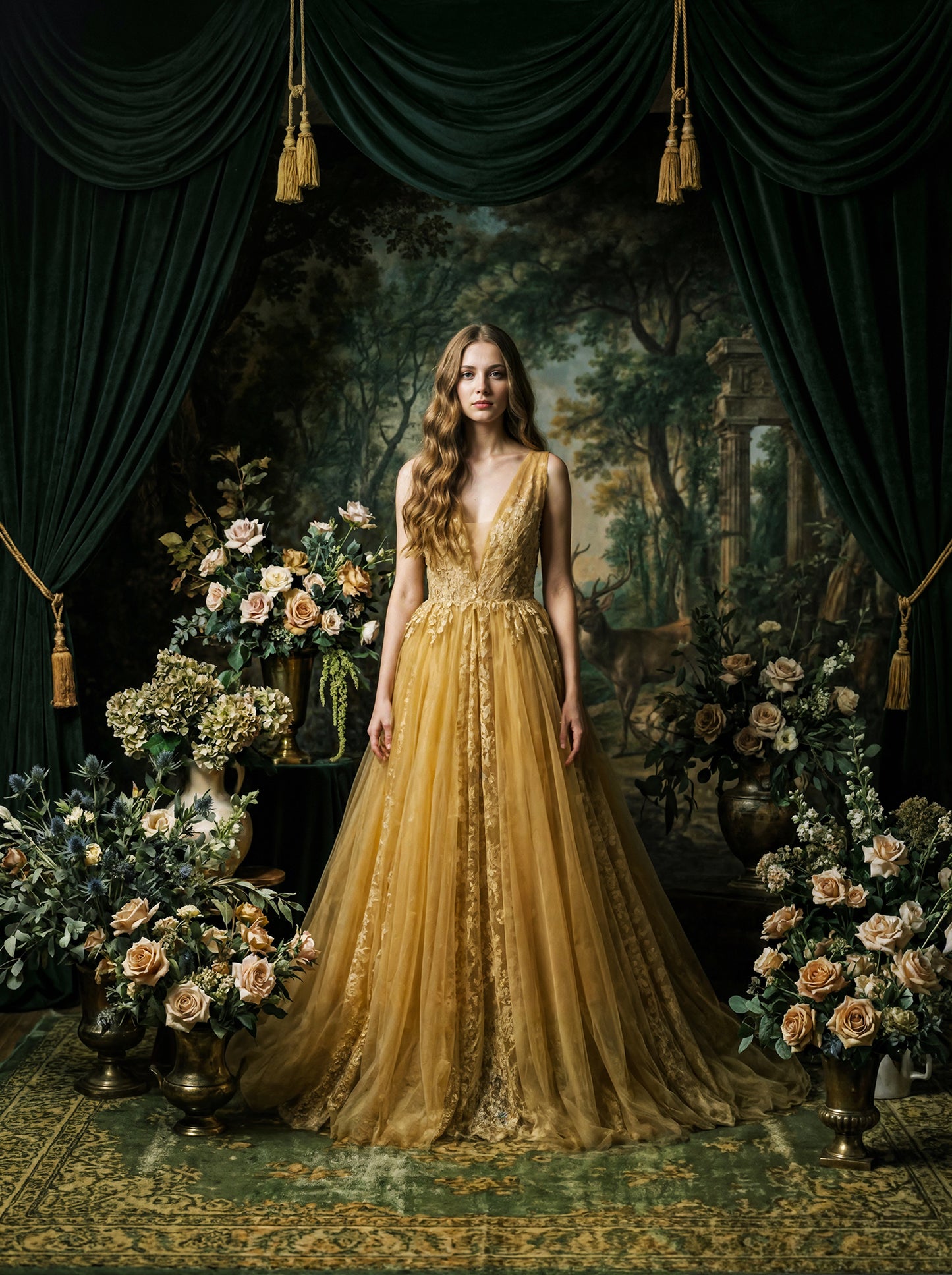 Renaissance Drape Digital Backdrop Set