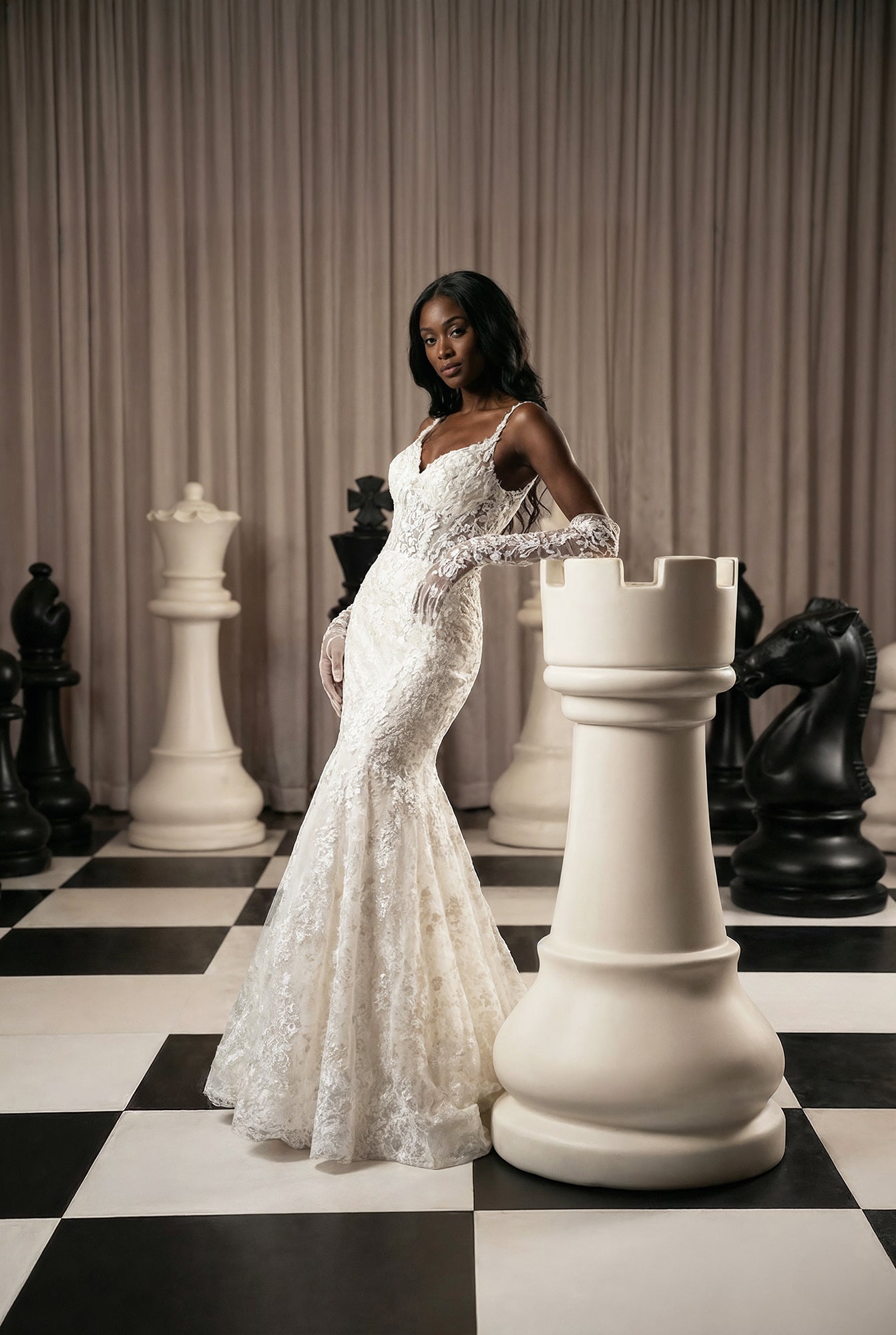 Chess Move Digital Backdrop Set