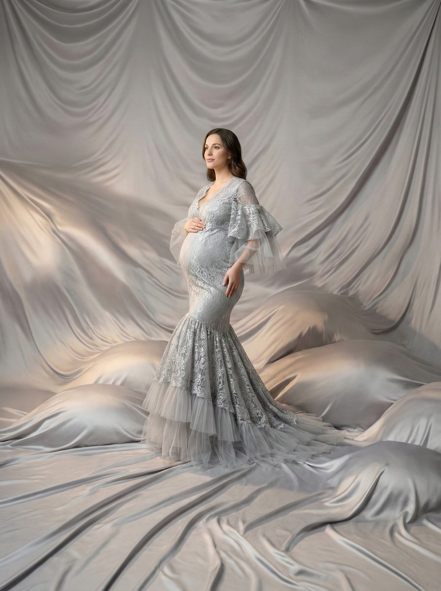 Flowing Vibes Neutrals Digital Backdrop Set