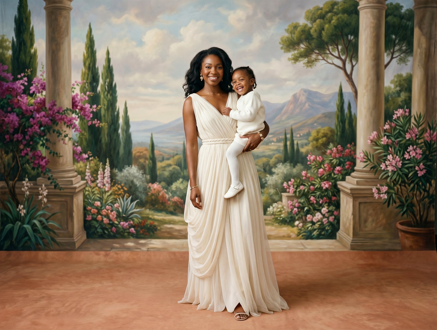 Grecian Landscape Digital Backdrop Set