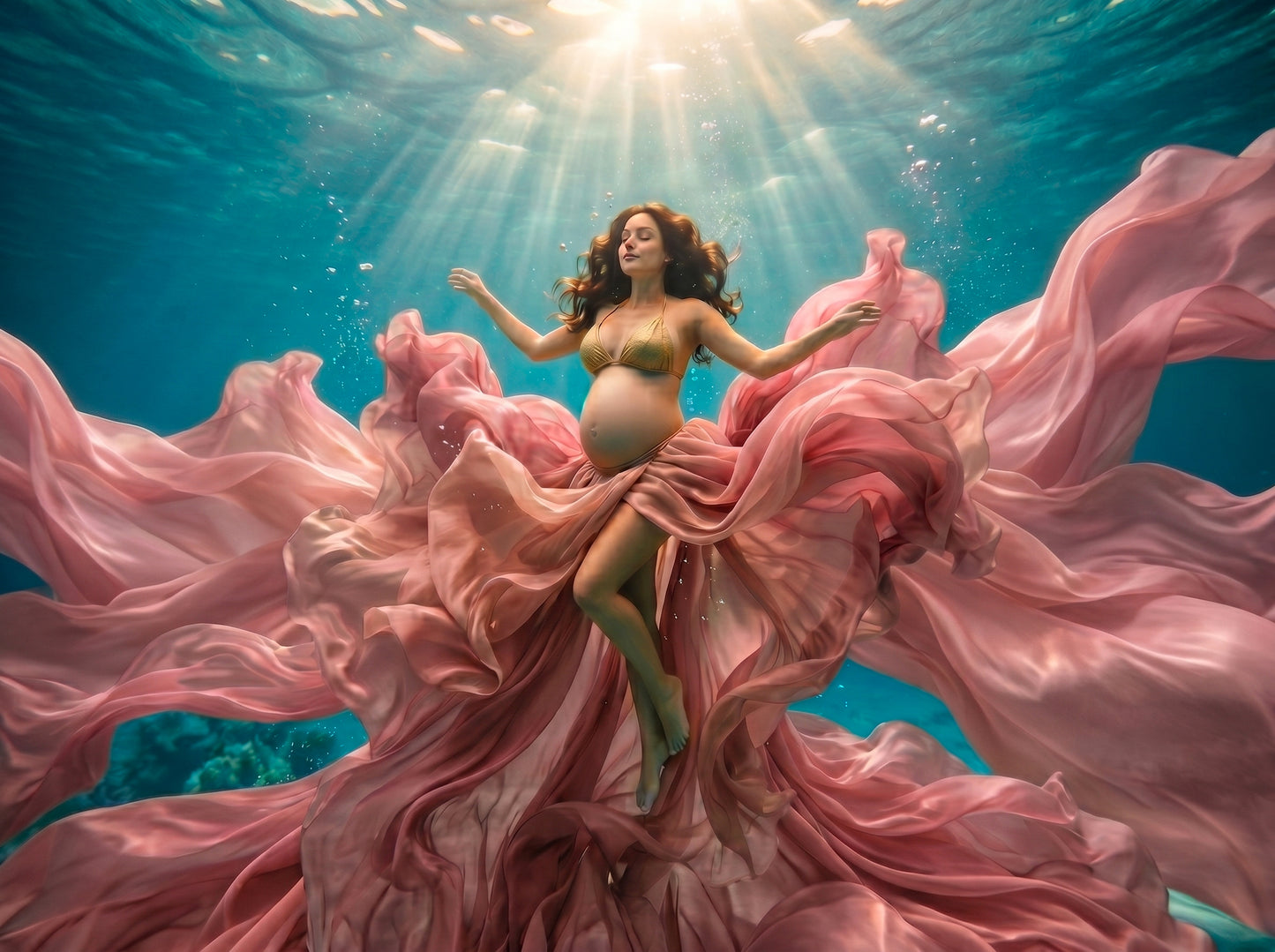 Underwater Fabrics Digital Backdrop Set