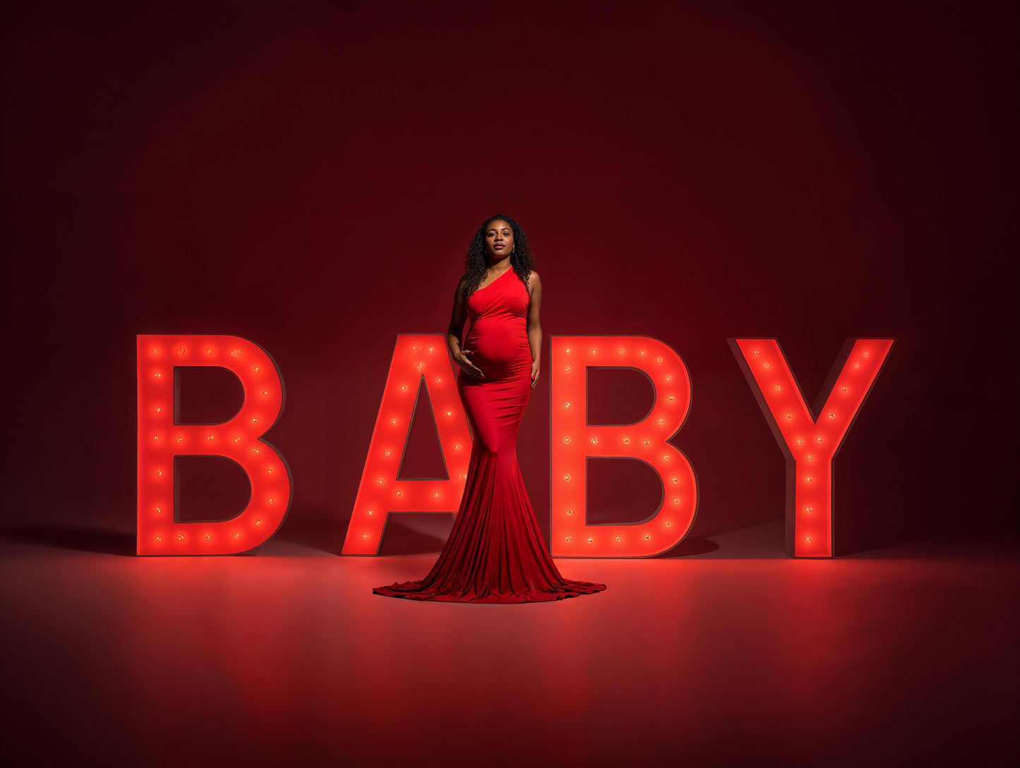 Baby Sign Colors Digital Backdrop Set