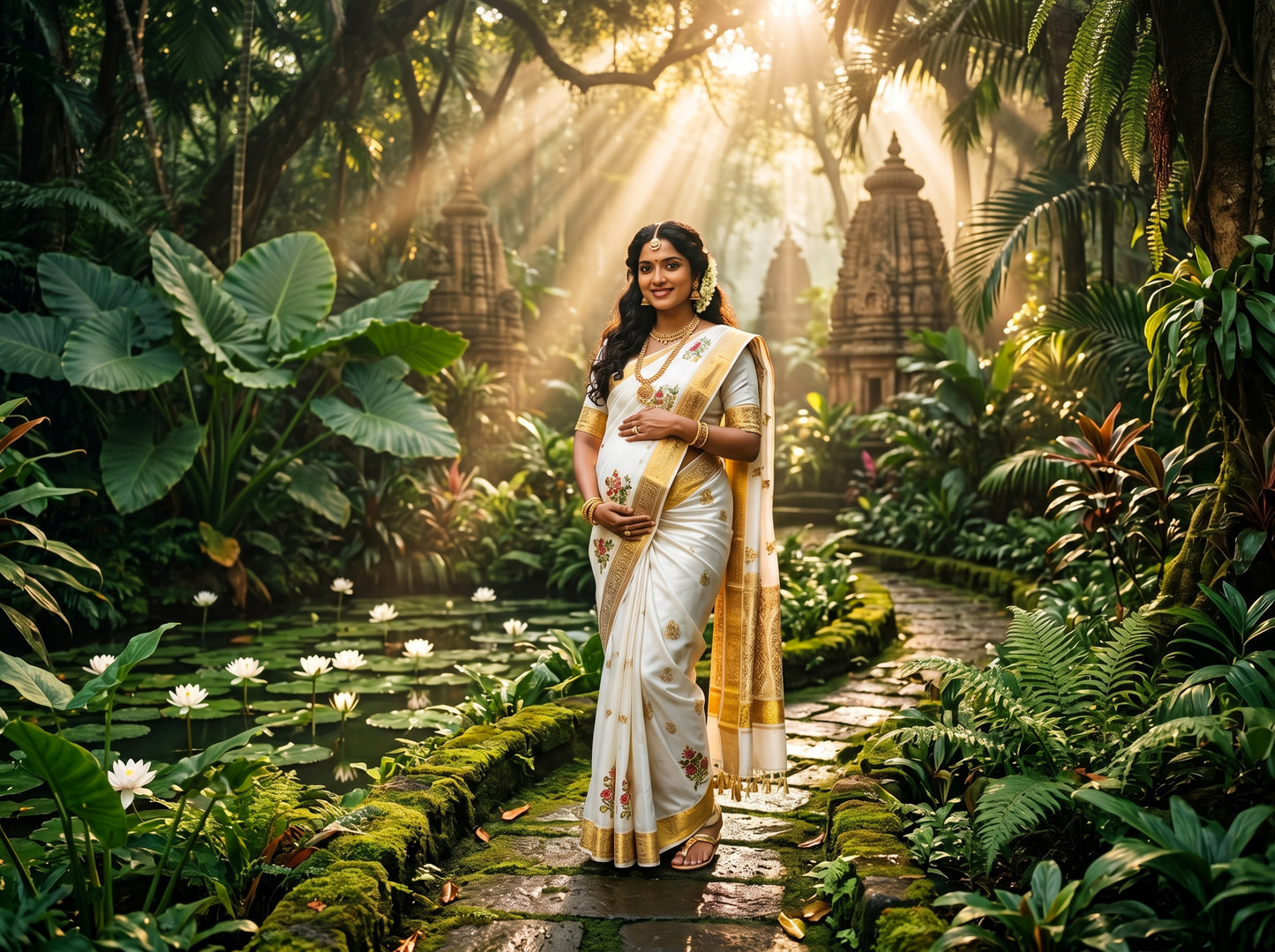 Green Jungle Digital Backdrop Set