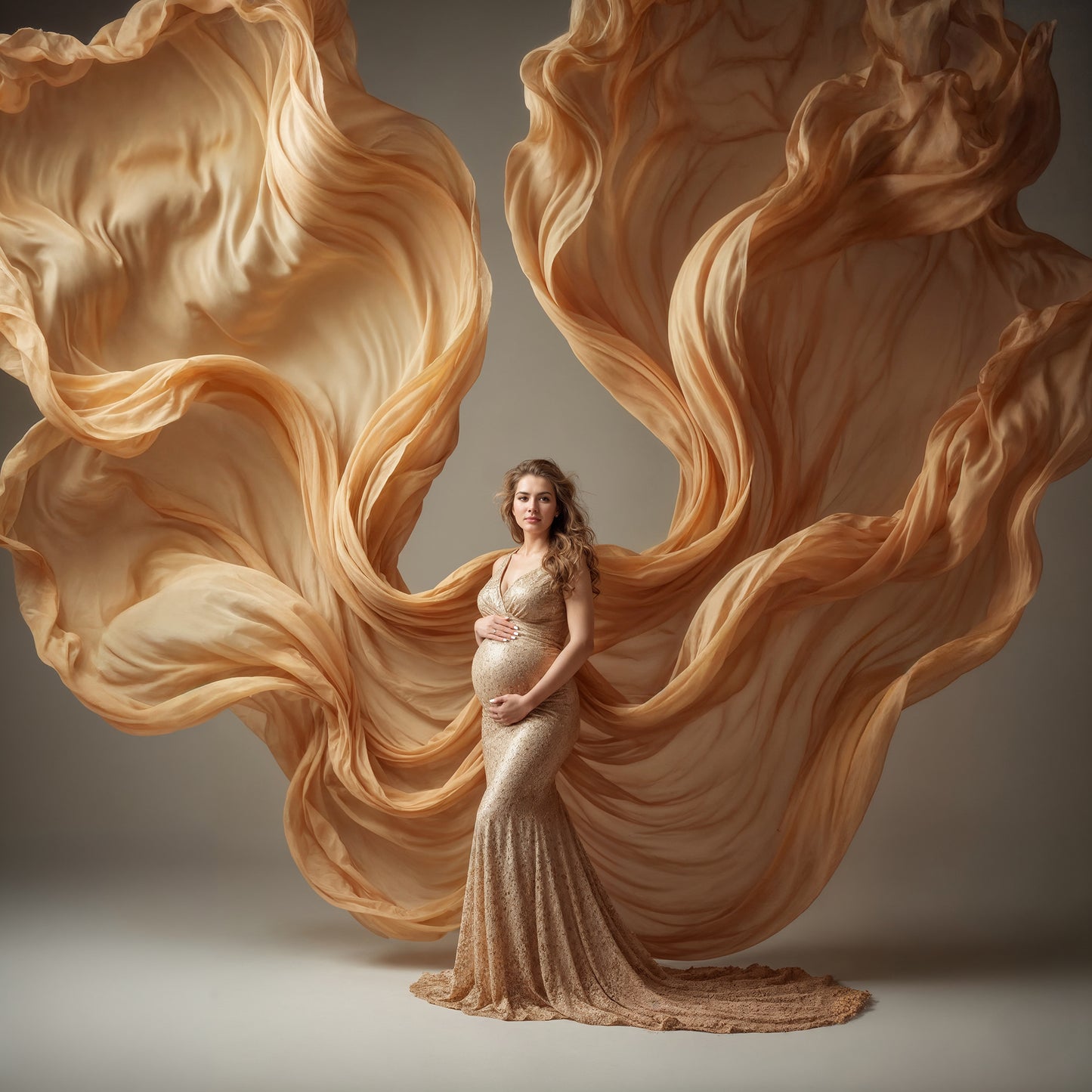 Neutral Flows Digital Backdrop Set