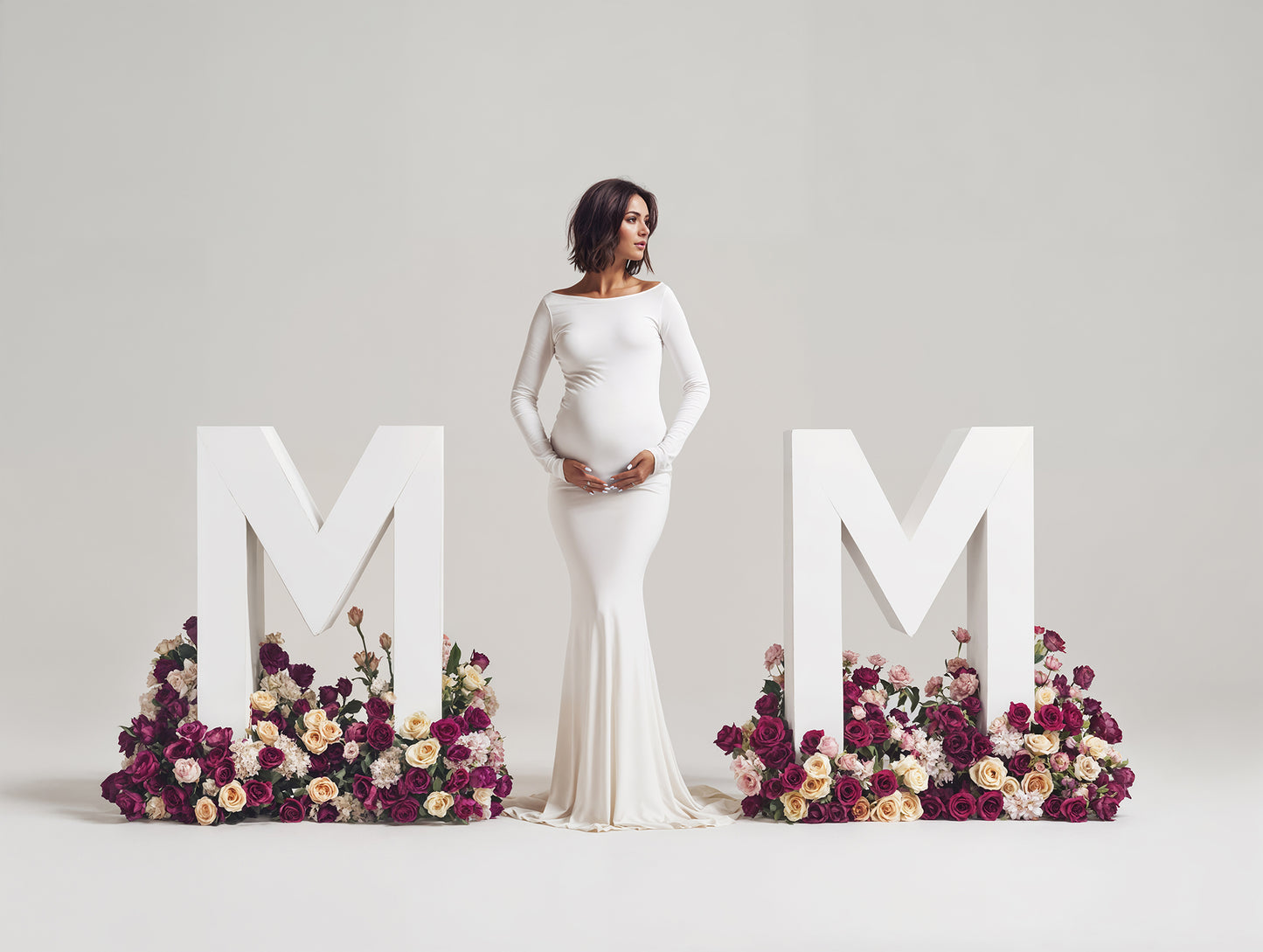 Floral Mom Digital Backdrop Set