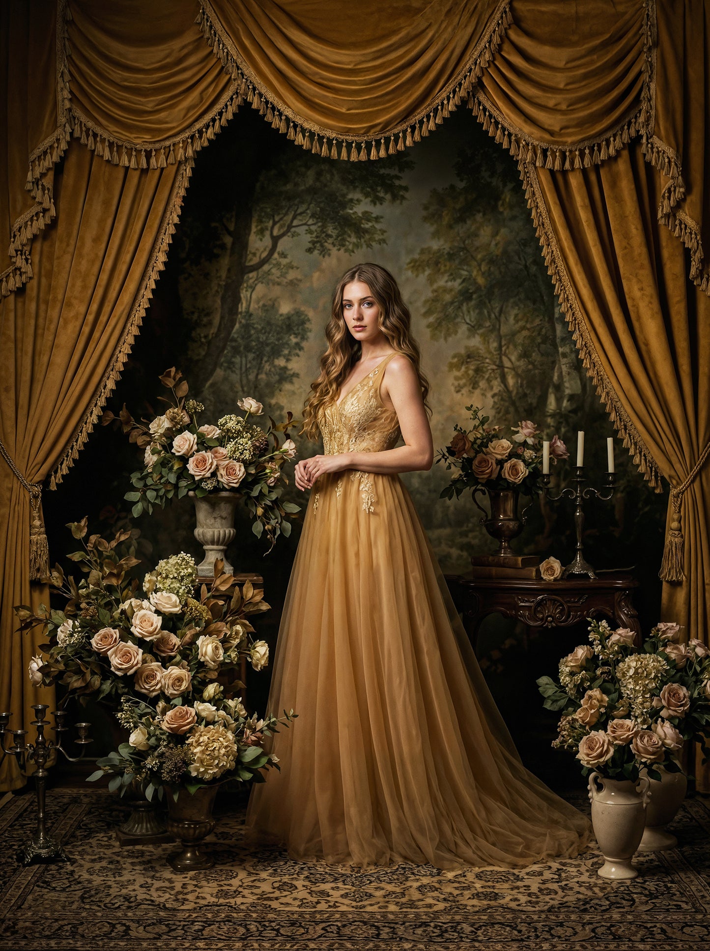 Renaissance Drape Digital Backdrop Set