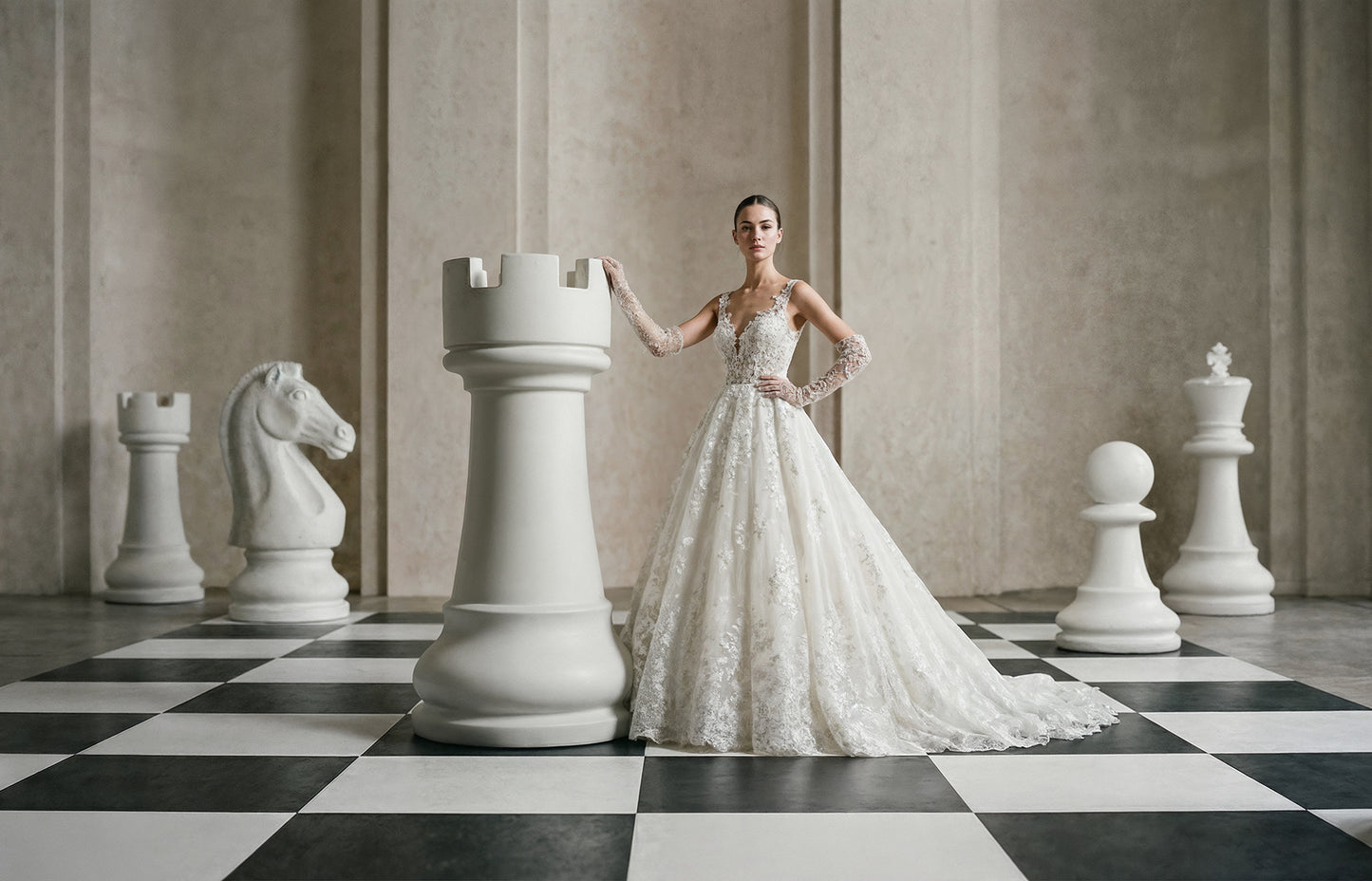 Chess Move Digital Backdrop Set