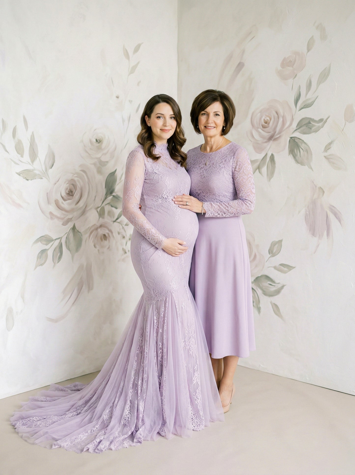Soft Botanicals Digital Backdrop Set