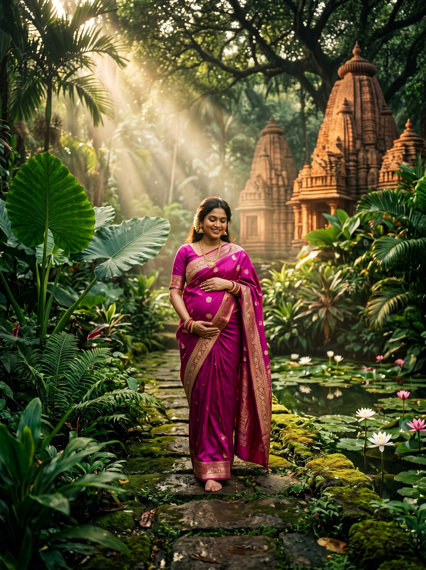 Green Jungle Digital Backdrop Set