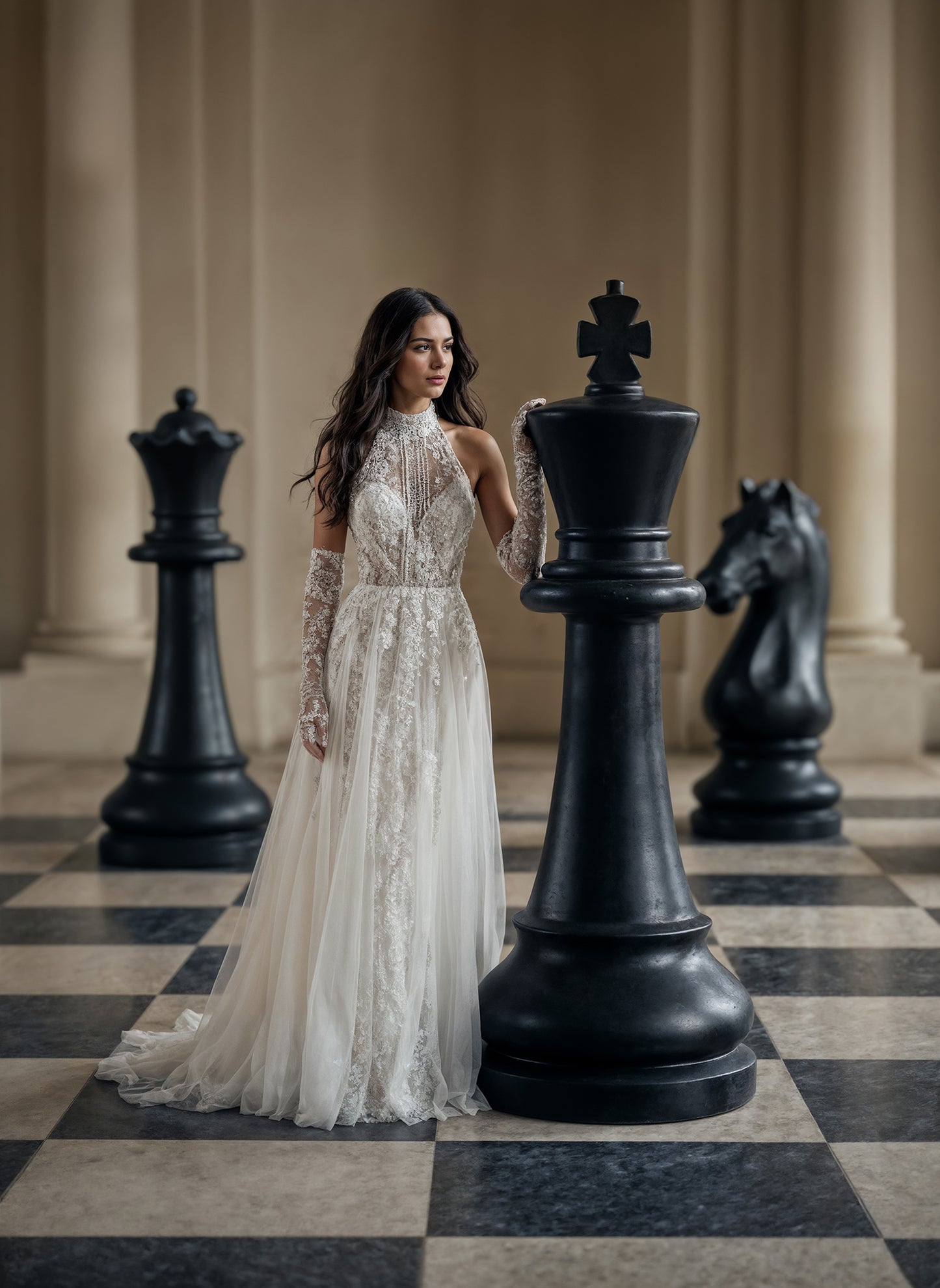 Chess Move Digital Backdrop Set