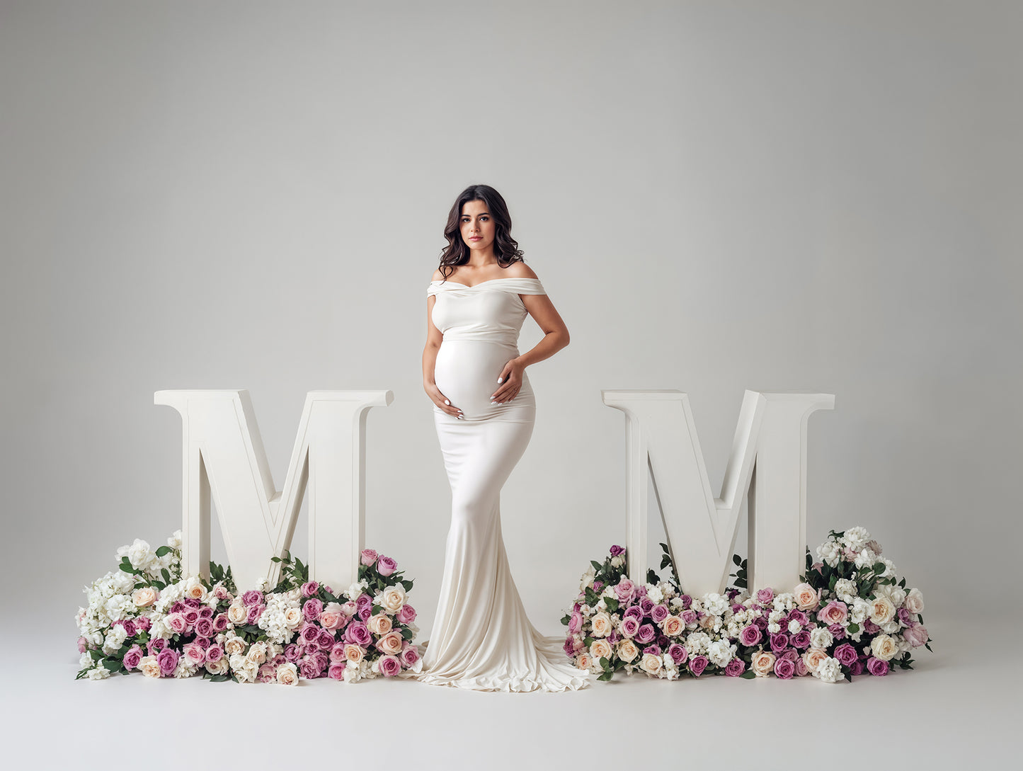 Floral Mom Digital Backdrop Set