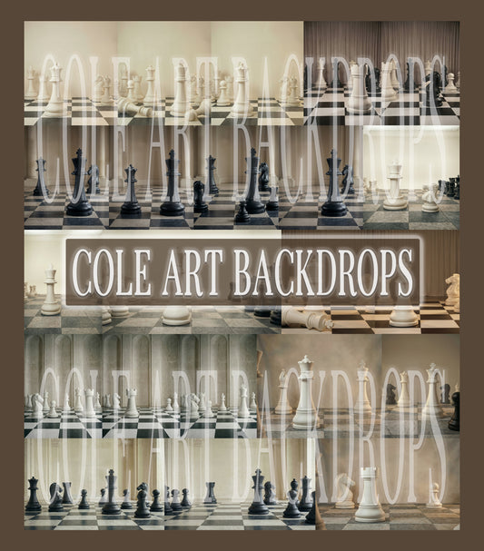 Chess Move Digital Backdrop Set