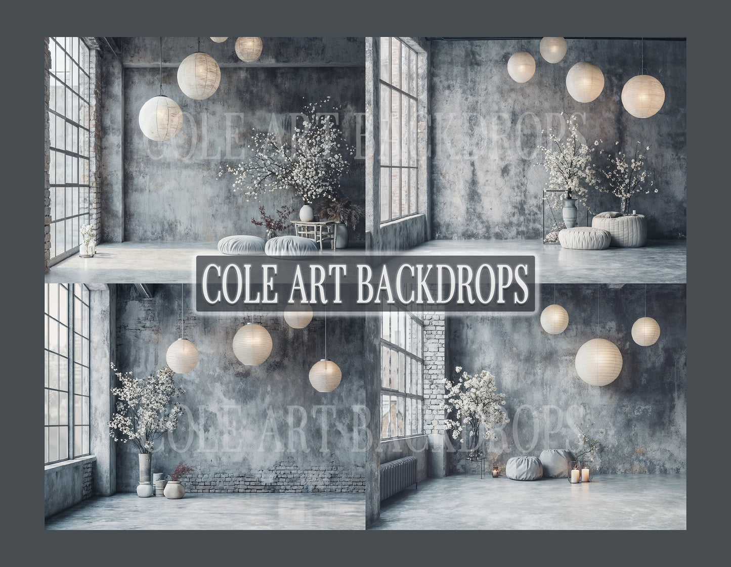 Distressed Grey Romance Set Digital Backdrops, Maternity Backdrop Overlays, Studio Backdrop Overlays, Fine Art Textures, Digital Backgrounds