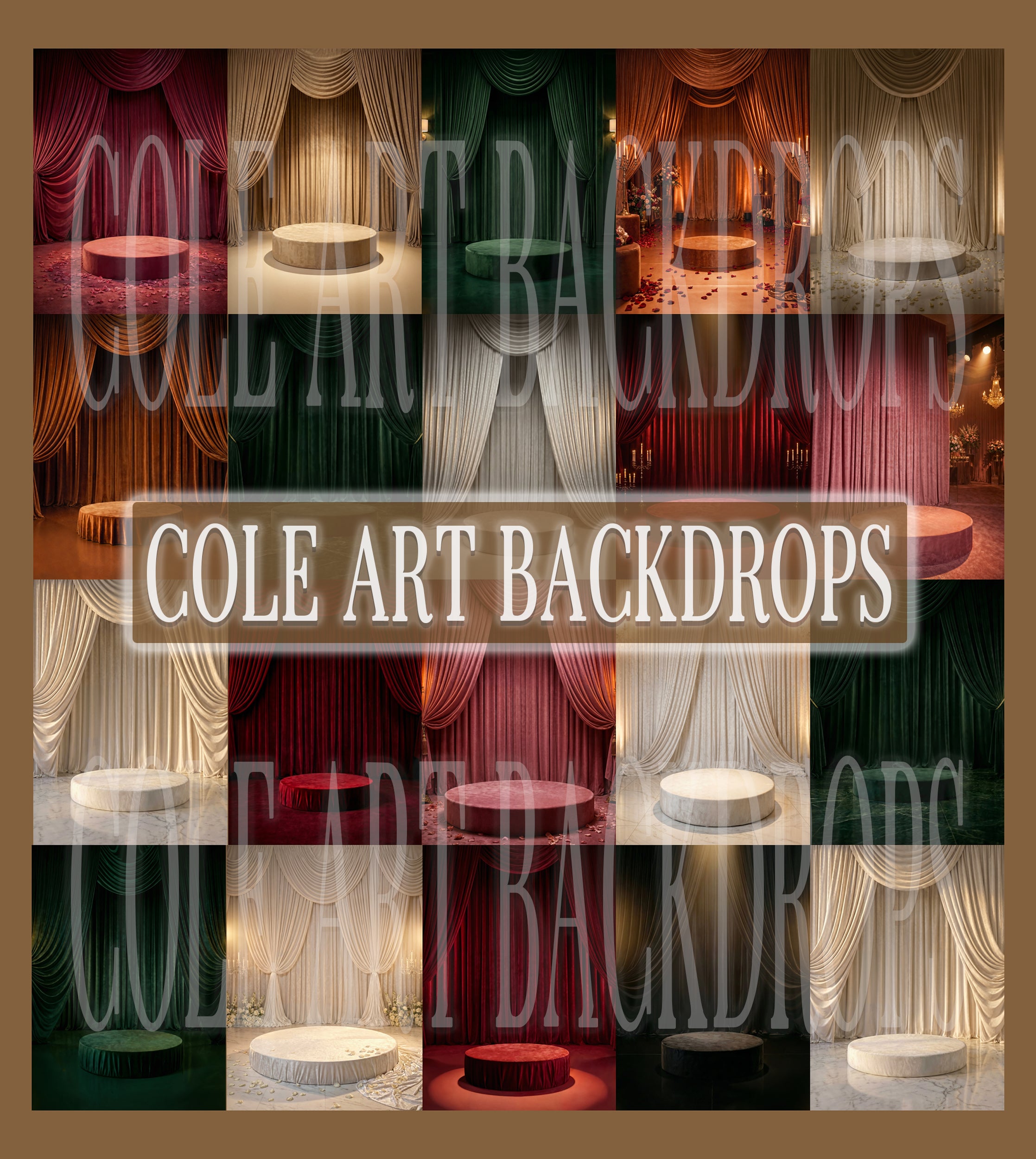 Drapery Digital Backdrop Set – Cole Art Backdrops