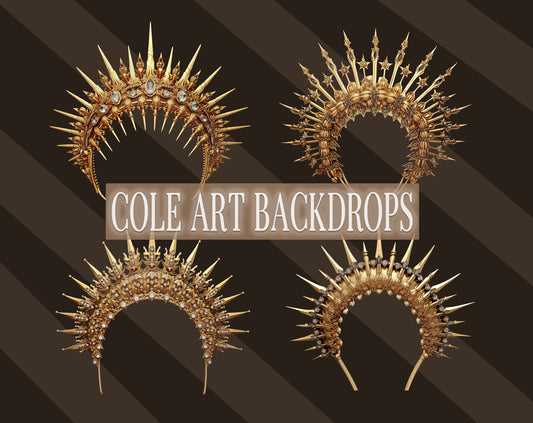Gold Headpiece Digital Overlays, Maternity Backdrop Overlays, Studio Backdrop Overlays, Fine Art Textures, Photoshop Overlays