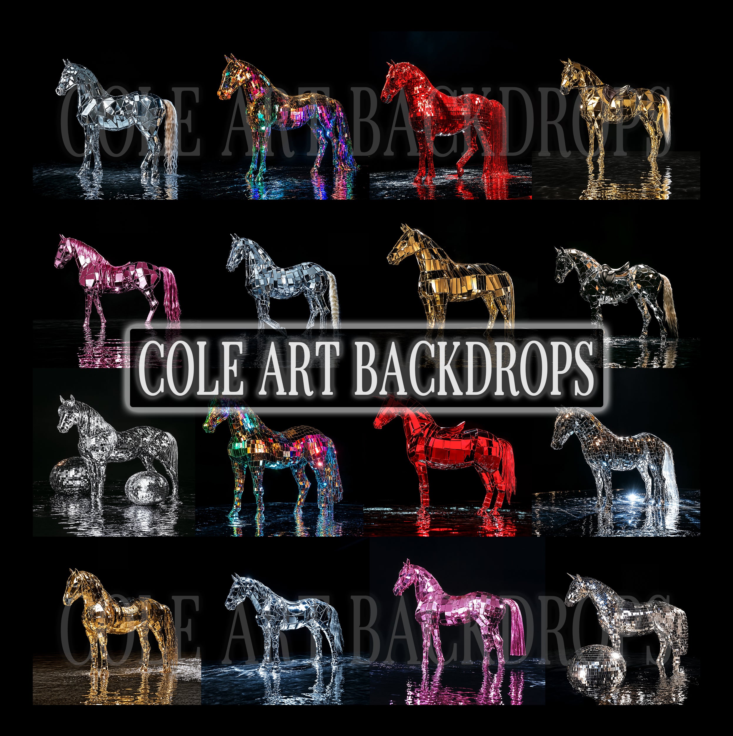 Renaissance Horse Digital Backdrop Set – Cole Art Backdrops