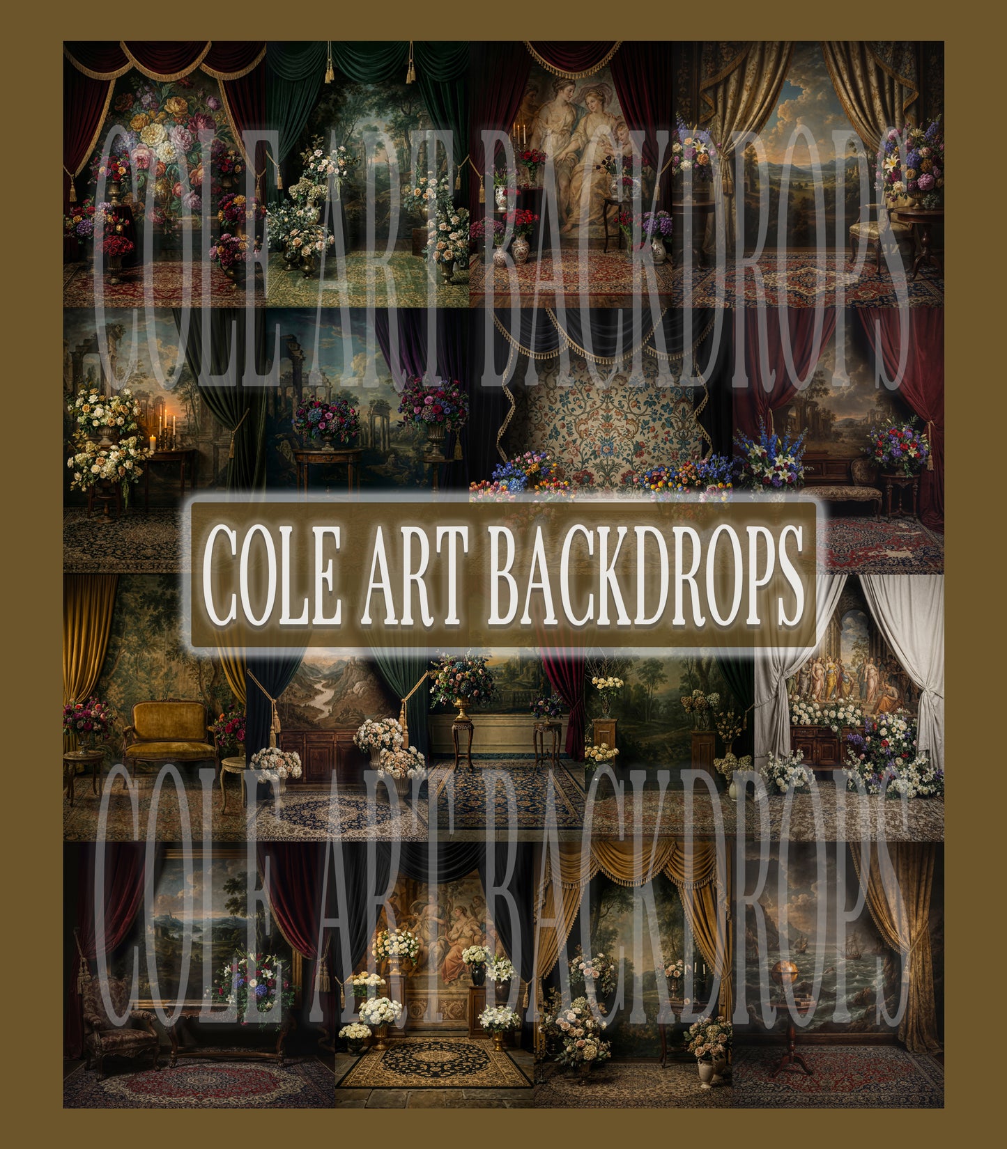 Renaissance Drape Digital Backdrop Set