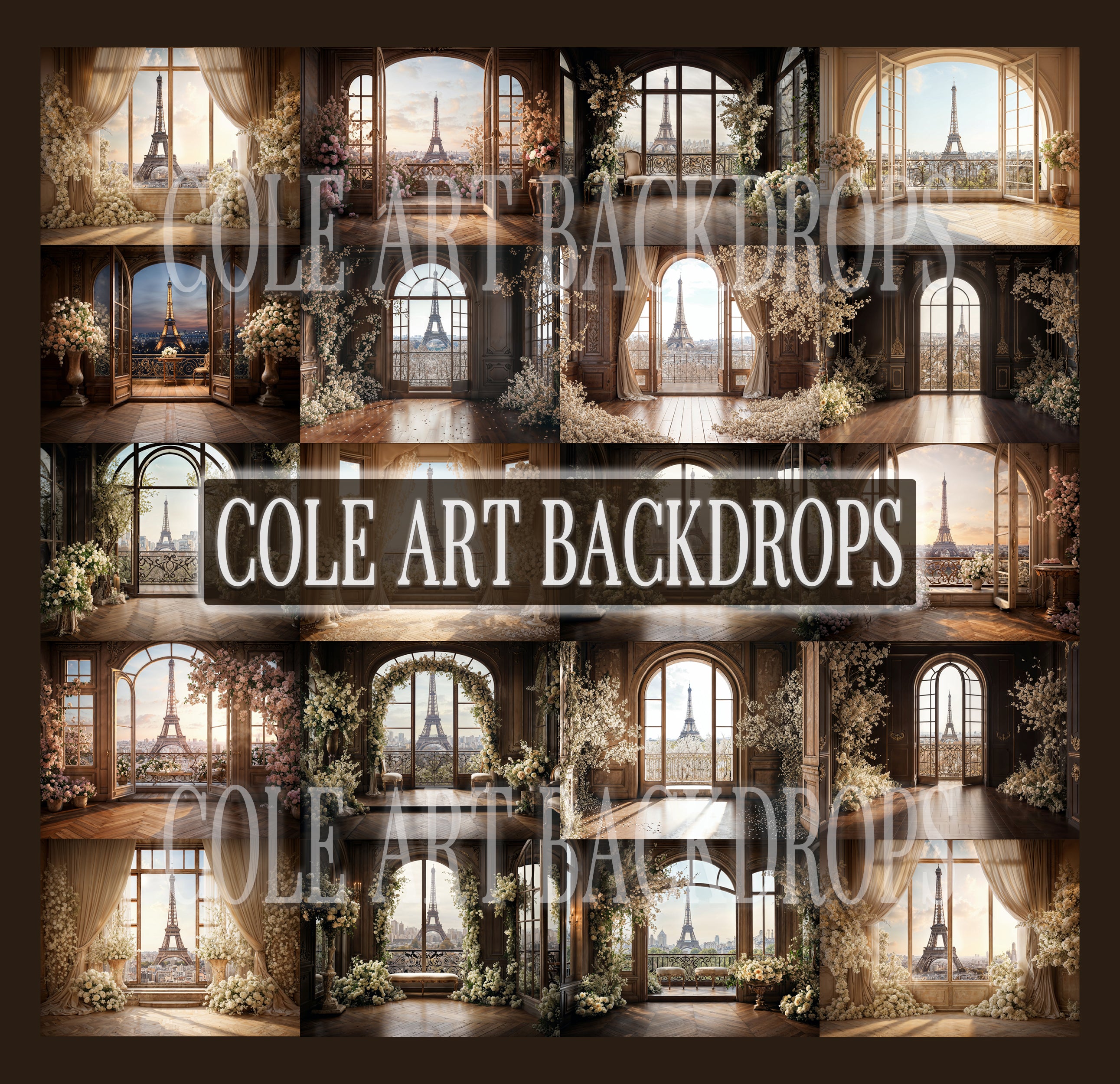 Pairs Backdrops Take Me To Paris Set Digital Backdrops, Maternity Backdrops, Studio Ba ...