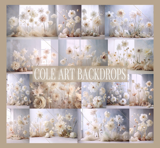 White Oversized Garden Set Digital Backdrops, Maternity Backgrounds, Studio Backdrop Textures, Fine Art Textures, Photoshop Textures