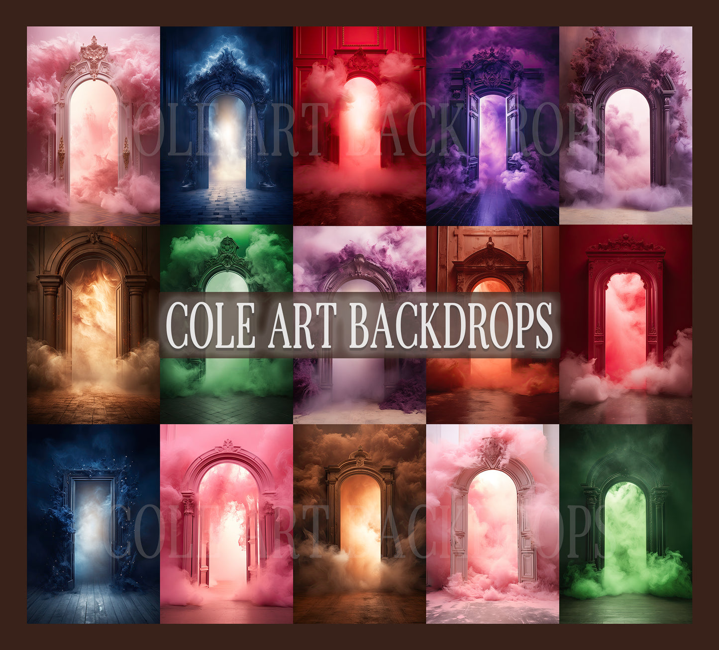 Color Dream Portal Set Digital Backdrops, Maternity Backgrounds, Studio Backdrop Textures, Fine Art Textures, Photoshop Textures