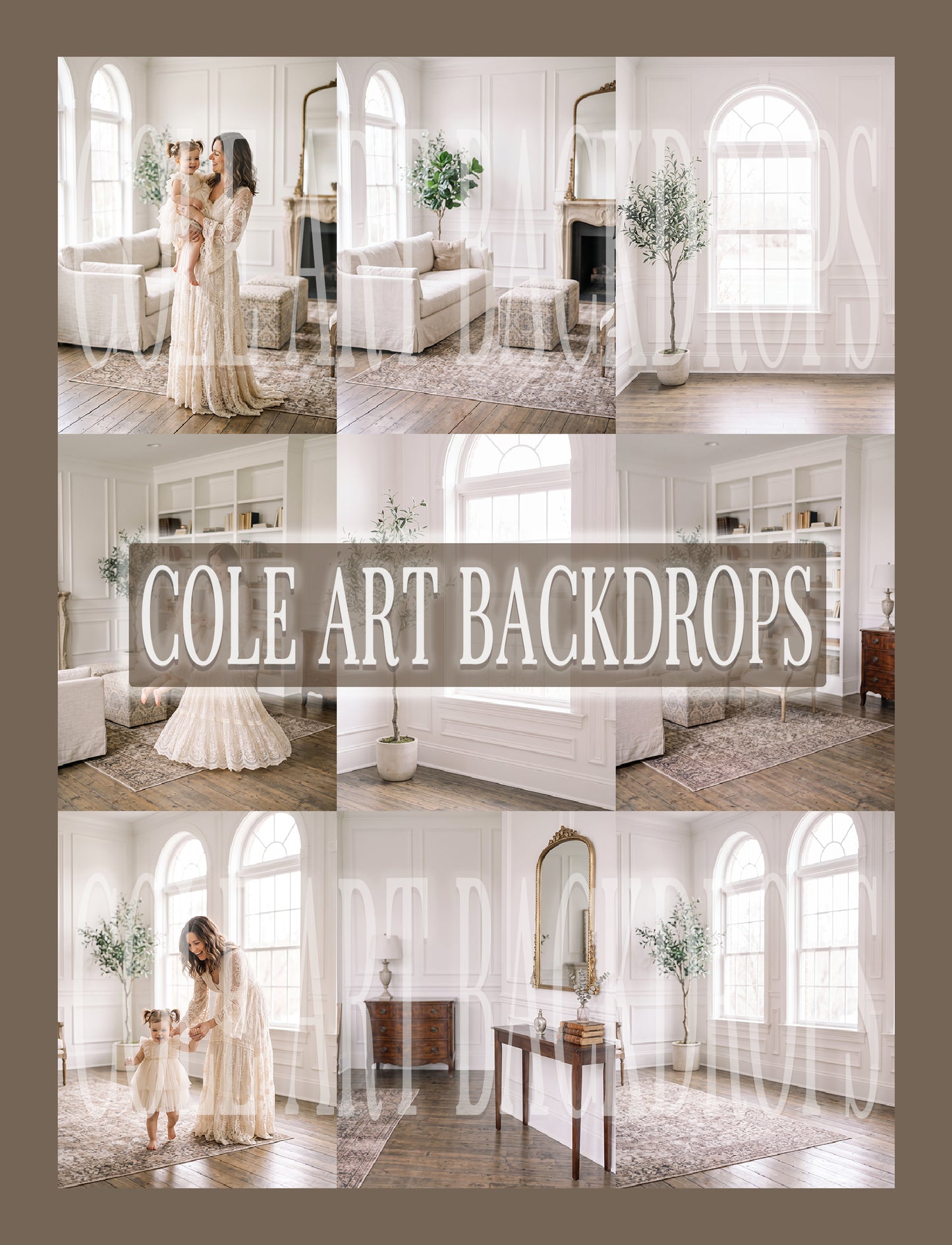 Elegant Room Digital Backdrop Set