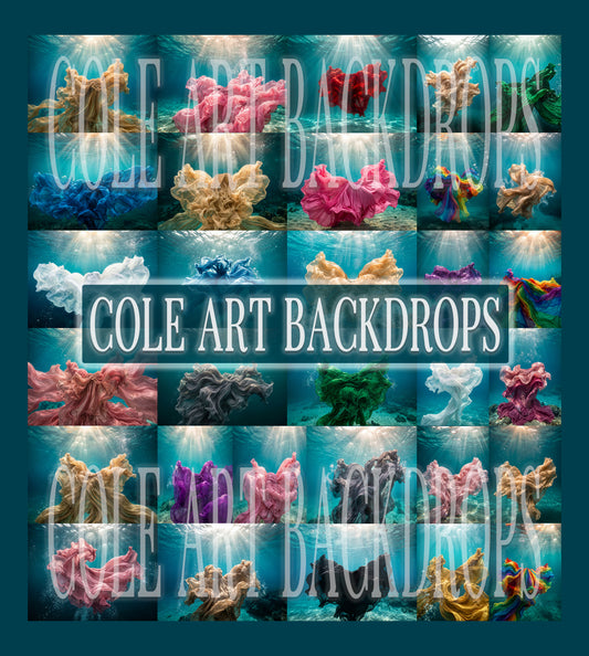 Underwater Fabrics Digital Backdrop Set