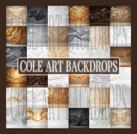 Neutral Flows Digital Backdrop Set