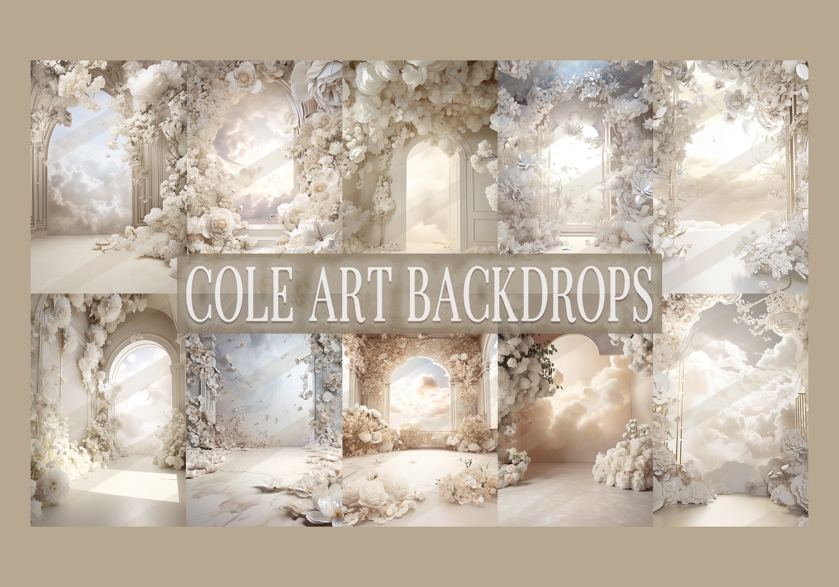 Set Backdrop Into The Clouds Set Digital Backdrops, Maternity Backgrounds, Studio B ...
