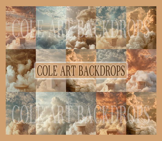 Goddess of Clouds Digital Backdrop Set