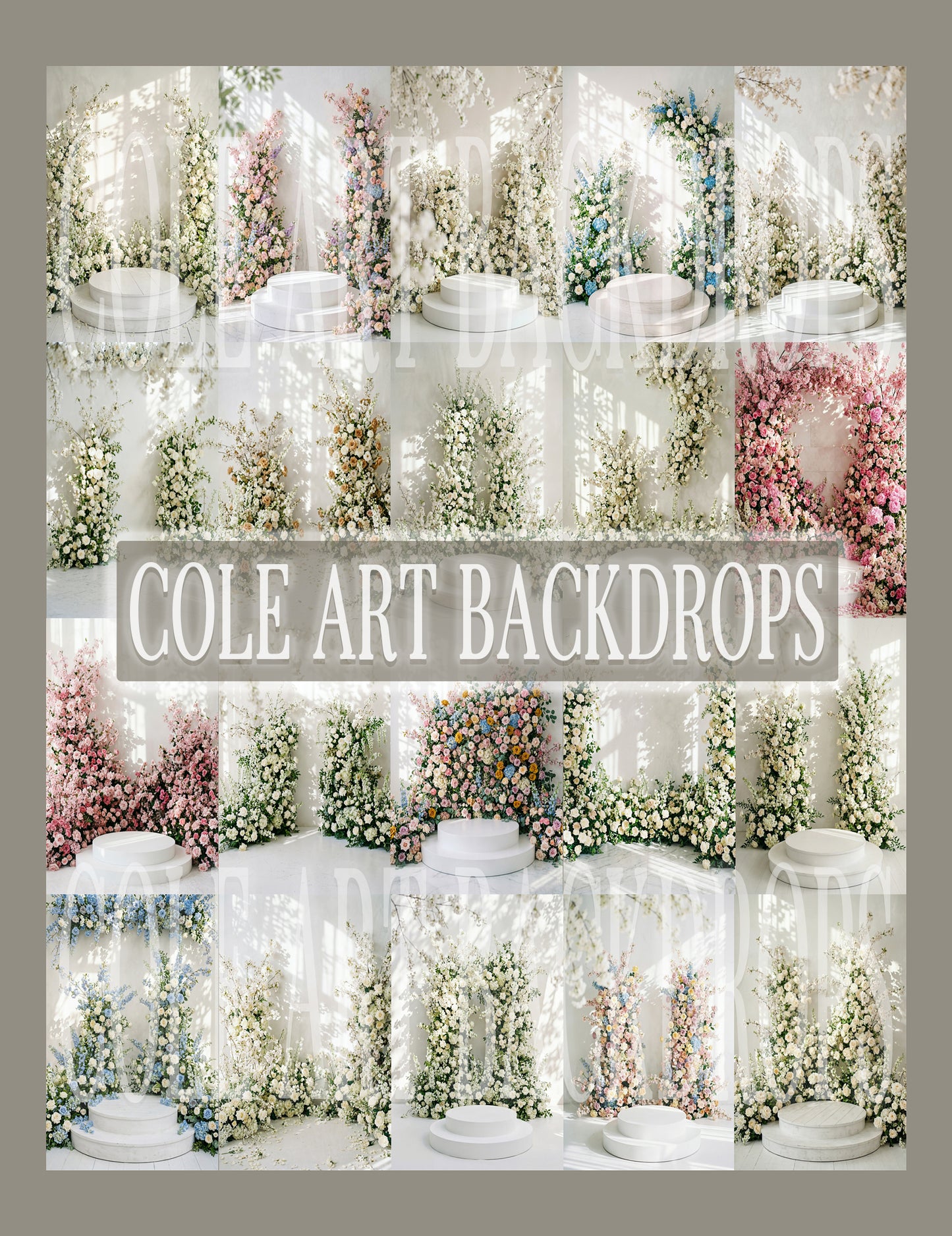 Mother Spring Digital Backdrop Set