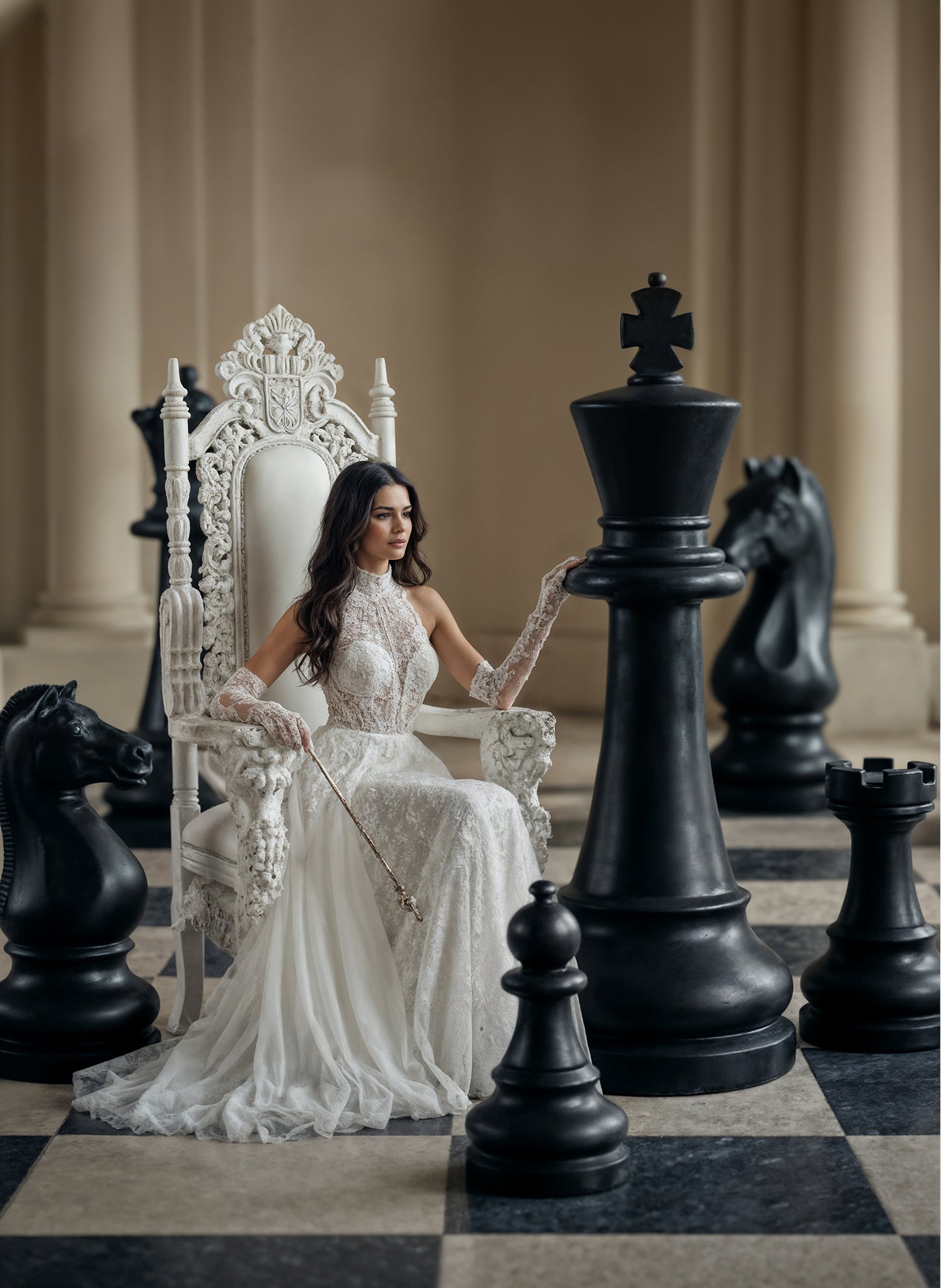 Chess Move Digital Backdrop Set