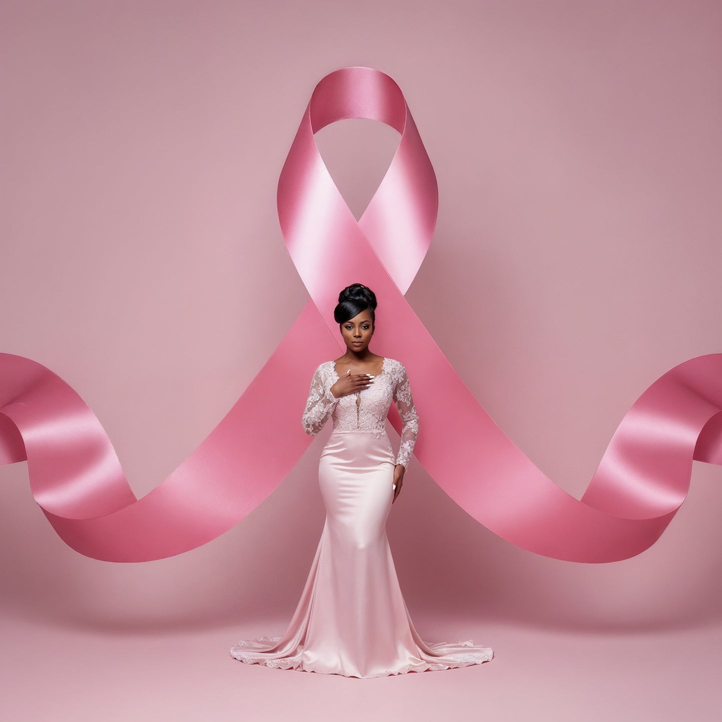 Breast Cancer Awareness Digital Backdrop Set