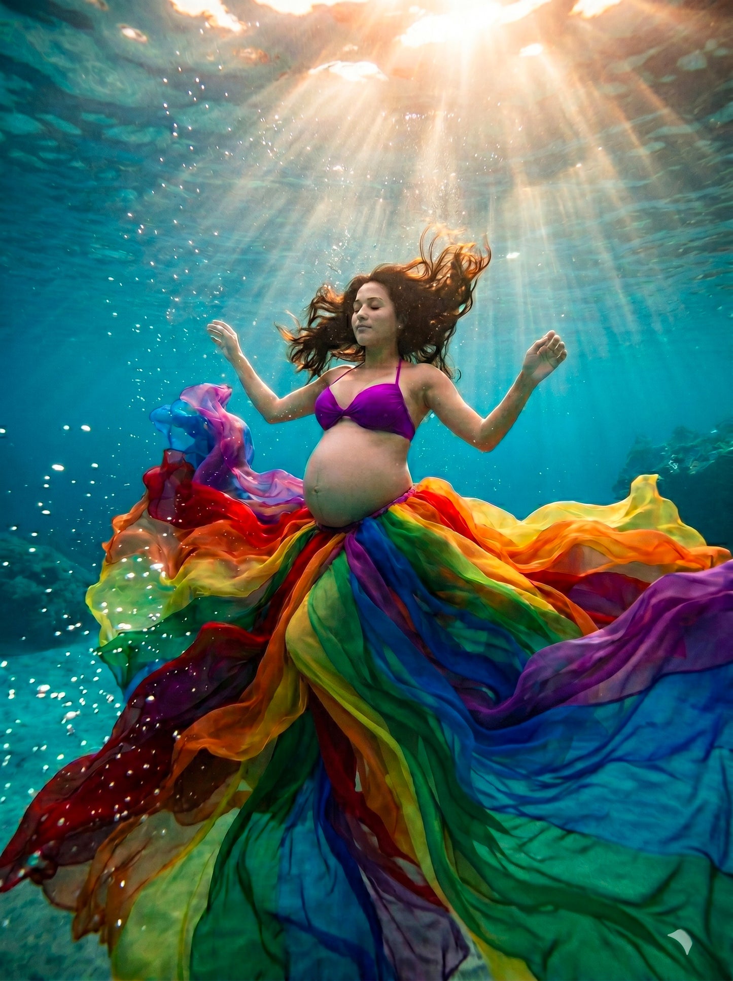 Underwater Fabrics Digital Backdrop Set