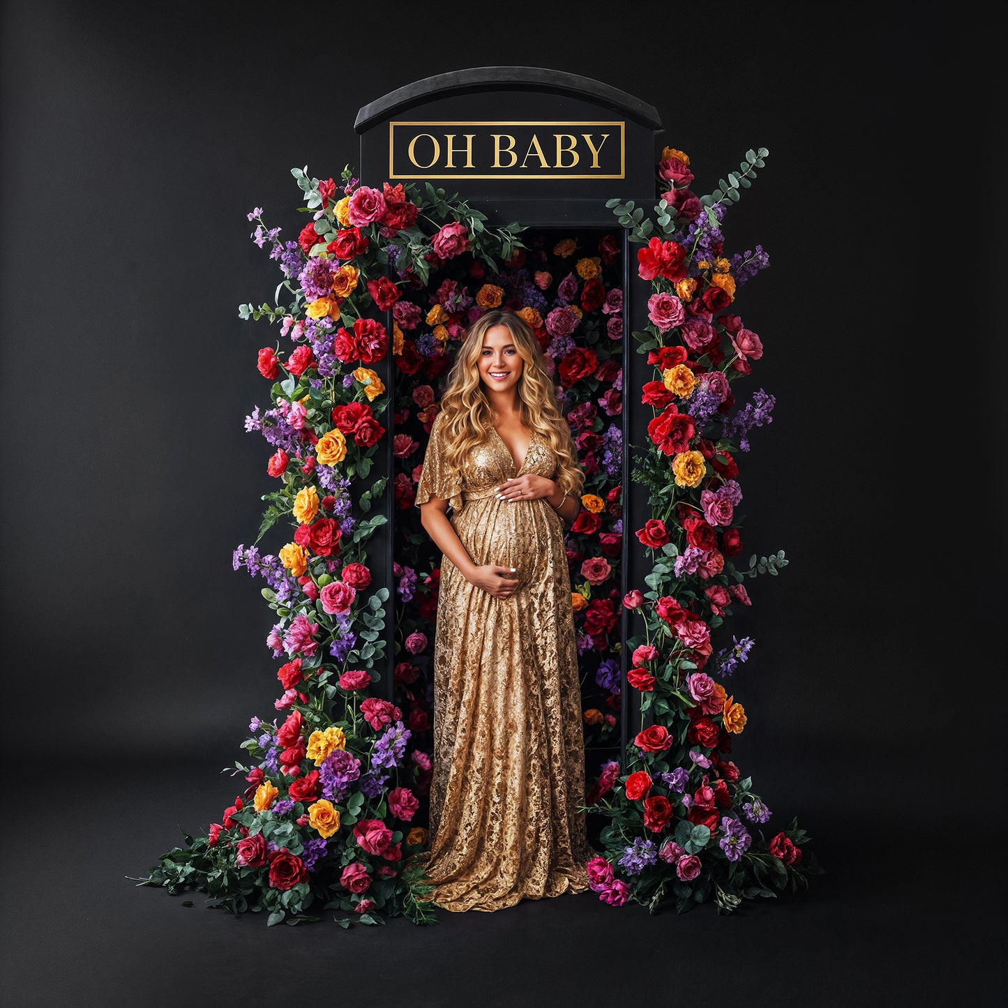 Baby Phone Digital Backdrop Set