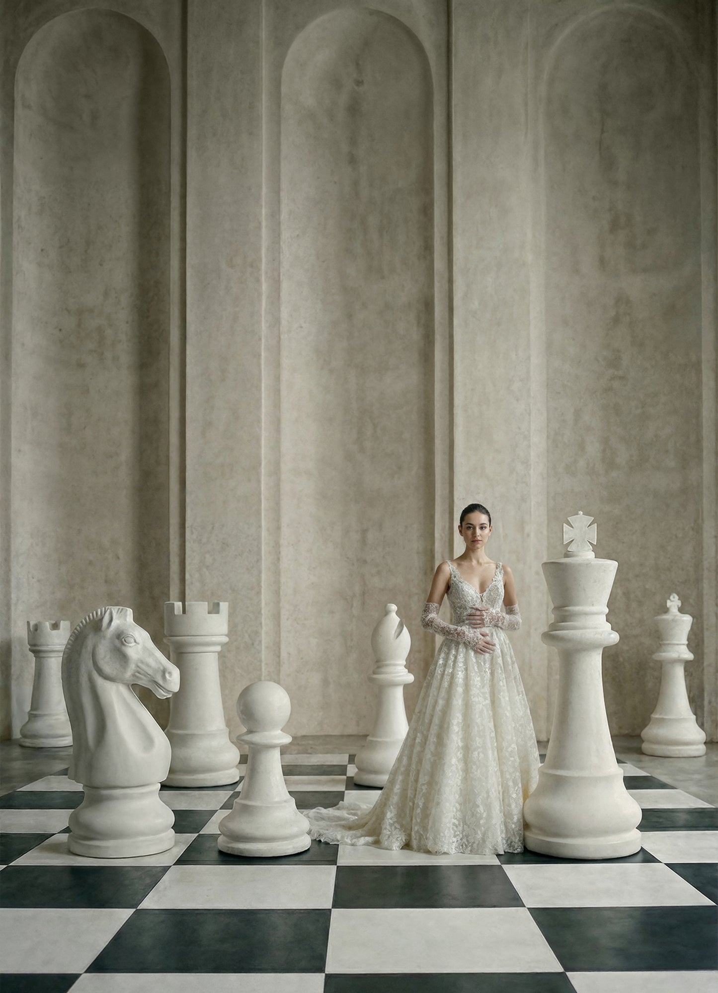 Chess Move Digital Backdrop Set