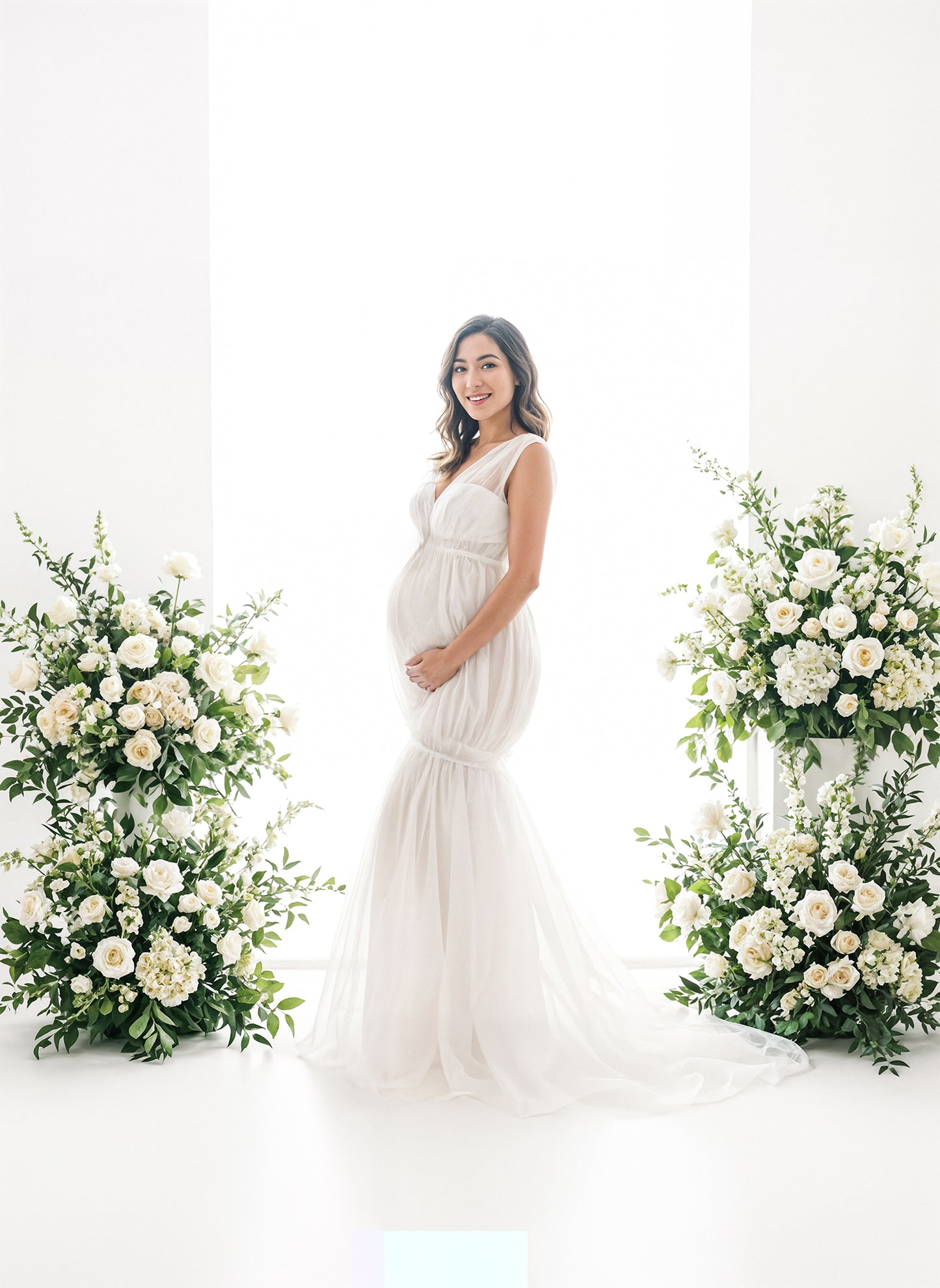 Floor Florals Digital Backdrop Set