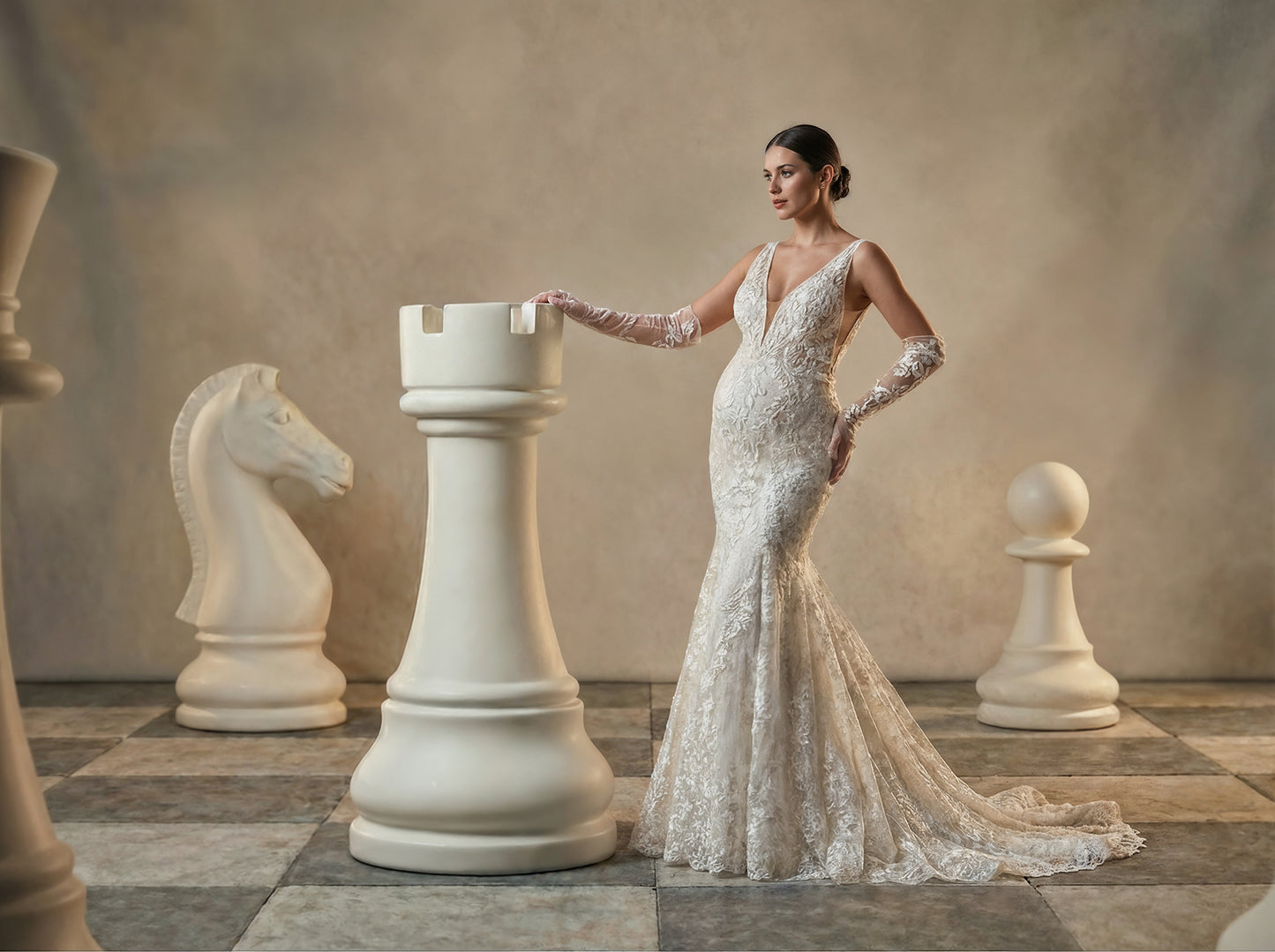 Chess Move Digital Backdrop Set