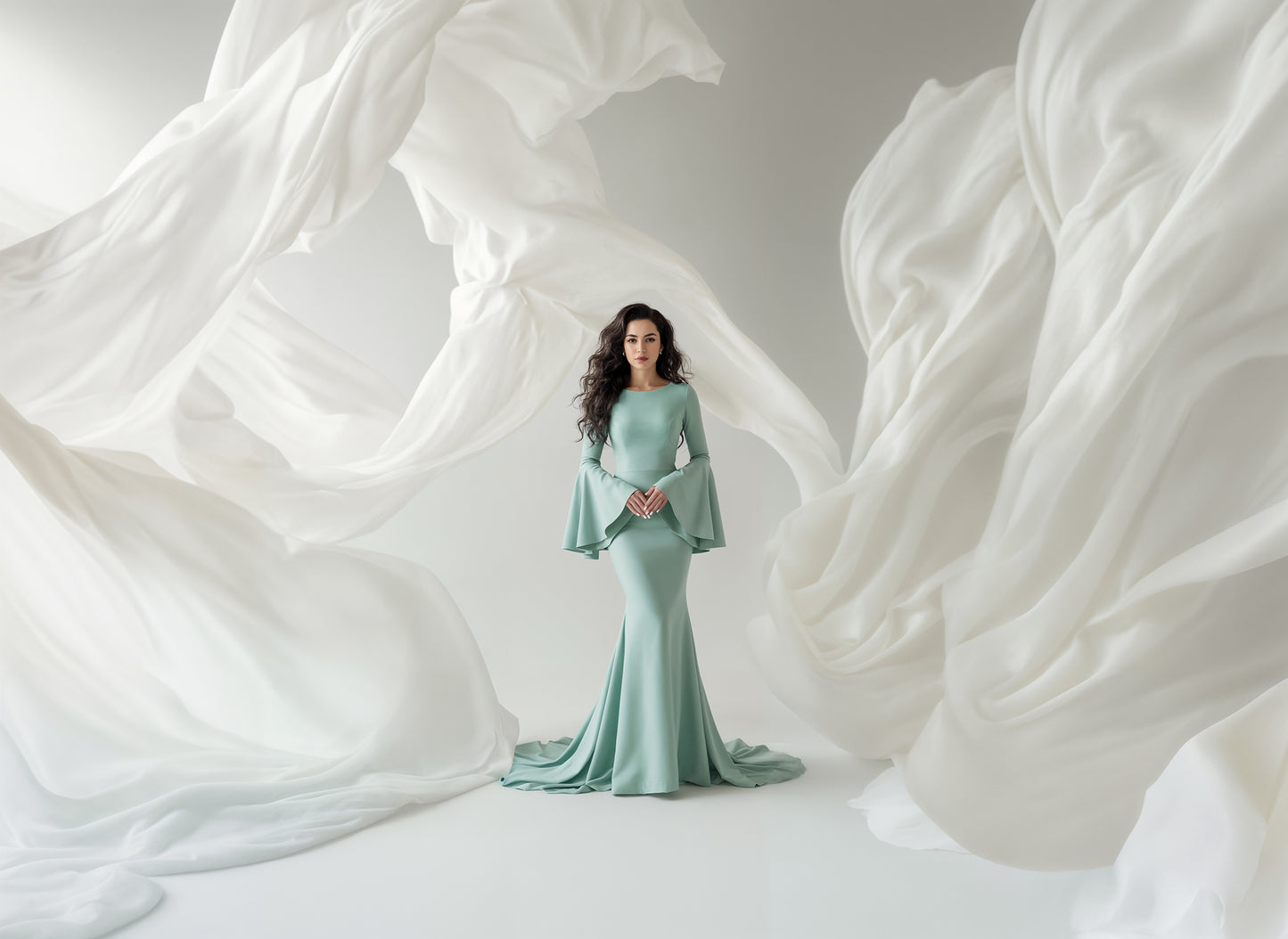 Neutral Flows Digital Backdrop Set