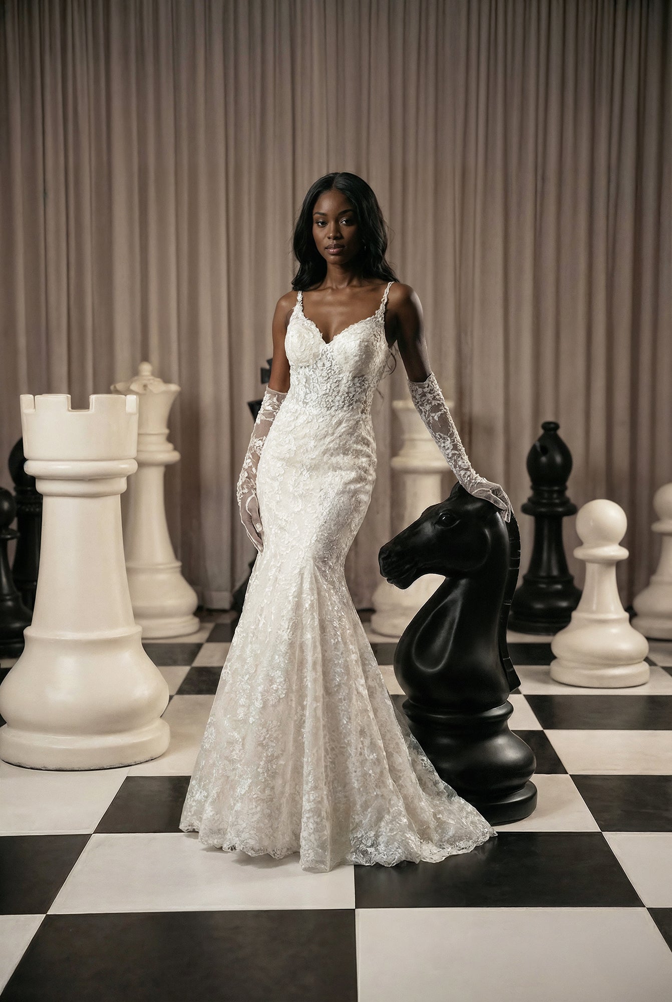 Chess Move Digital Backdrop Set