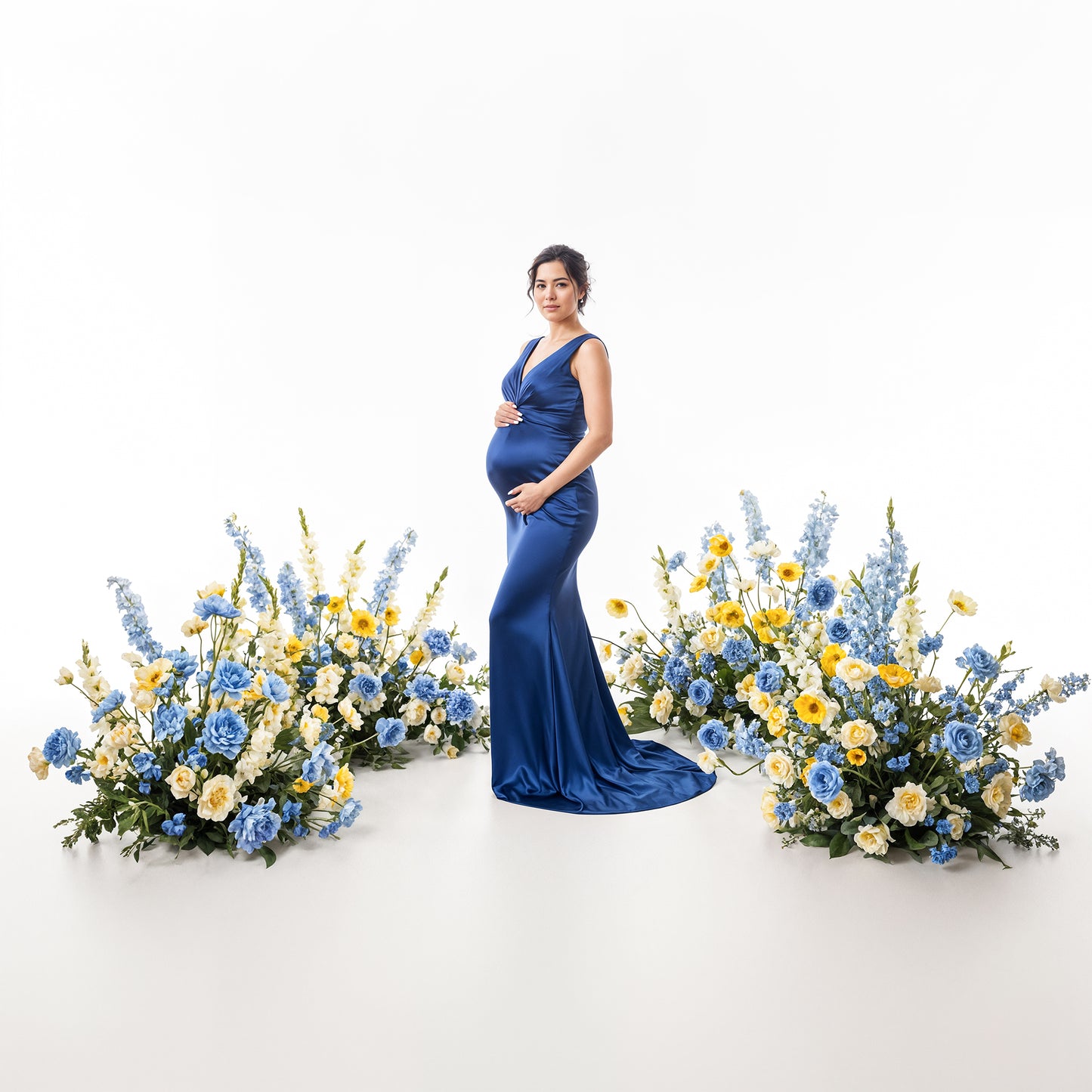 Floor Florals Digital Backdrop Set