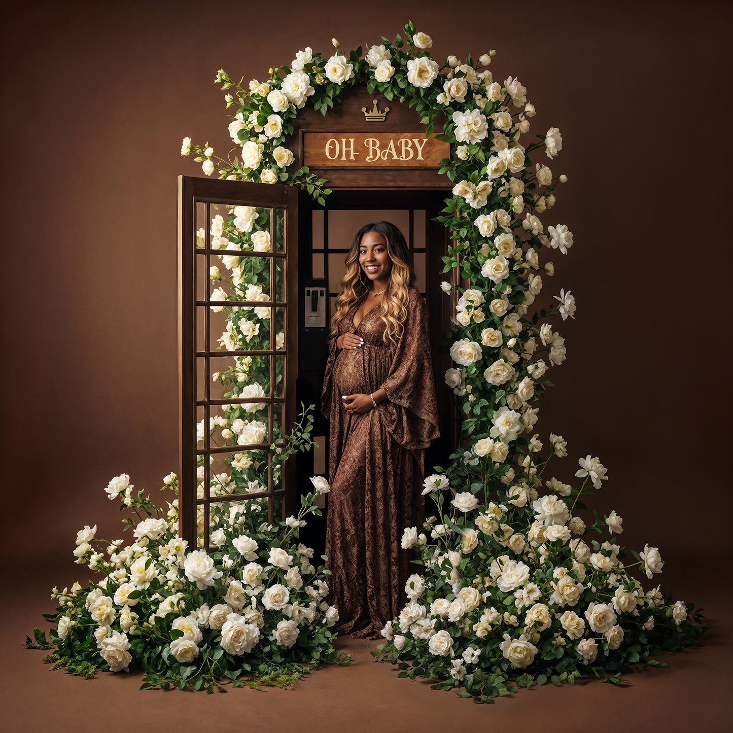 Baby Phone Digital Backdrop Set