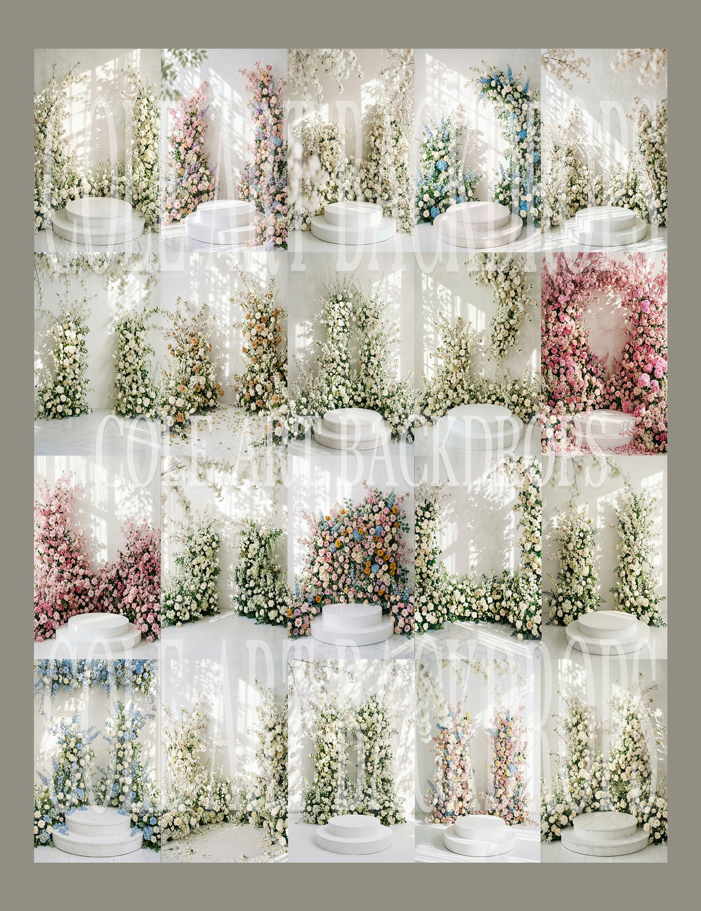 Mother Spring Digital Backdrop Set