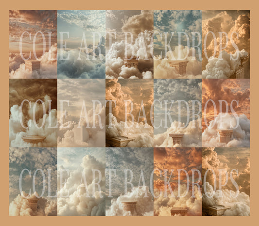 Goddess of Clouds Digital Backdrop Set
