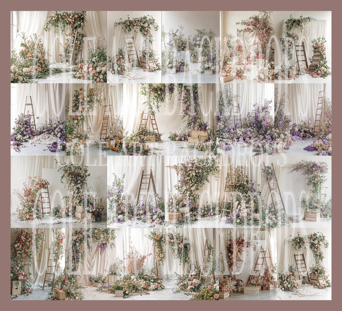 Cozy Calm Digital Backdrop Set