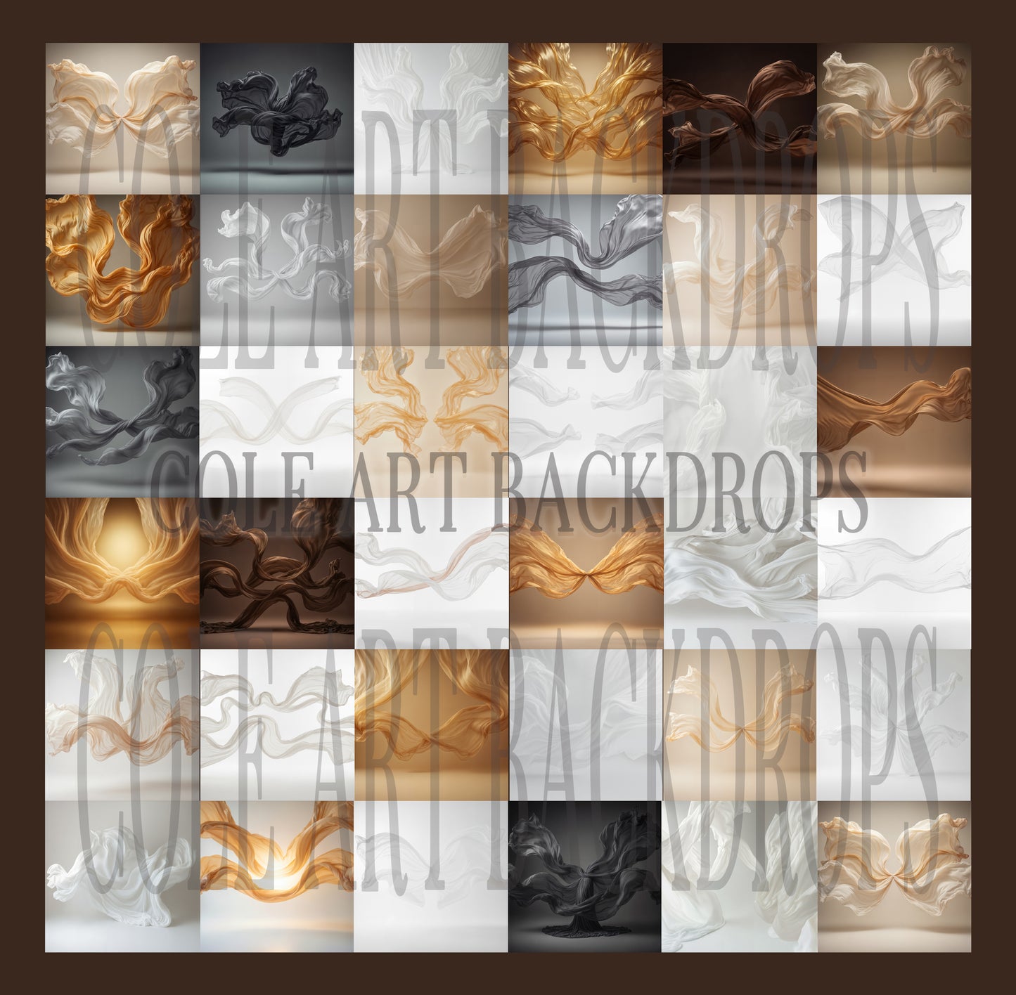 Neutral Flows Digital Backdrop Set