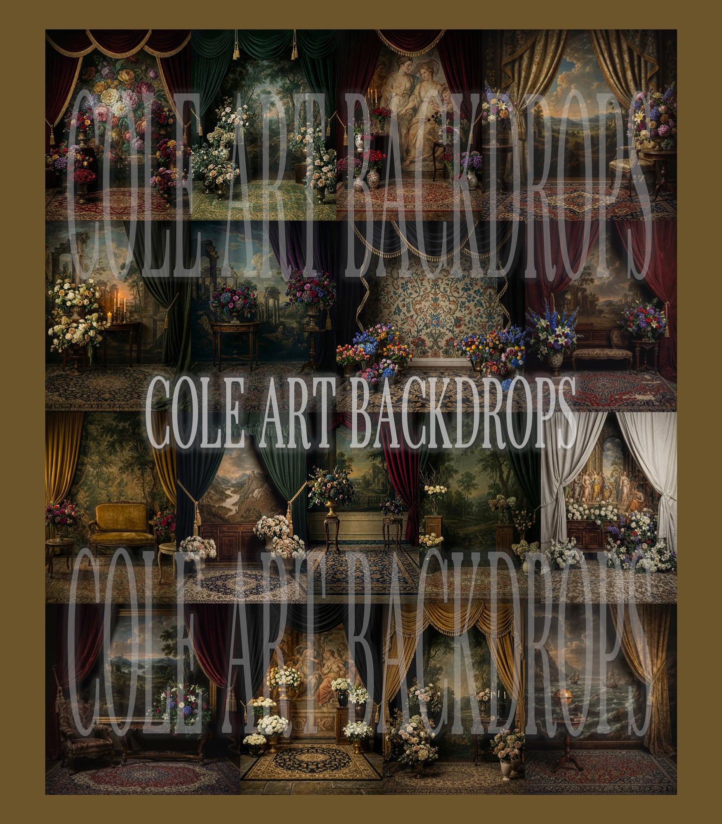 Renaissance Drape Digital Backdrop Set