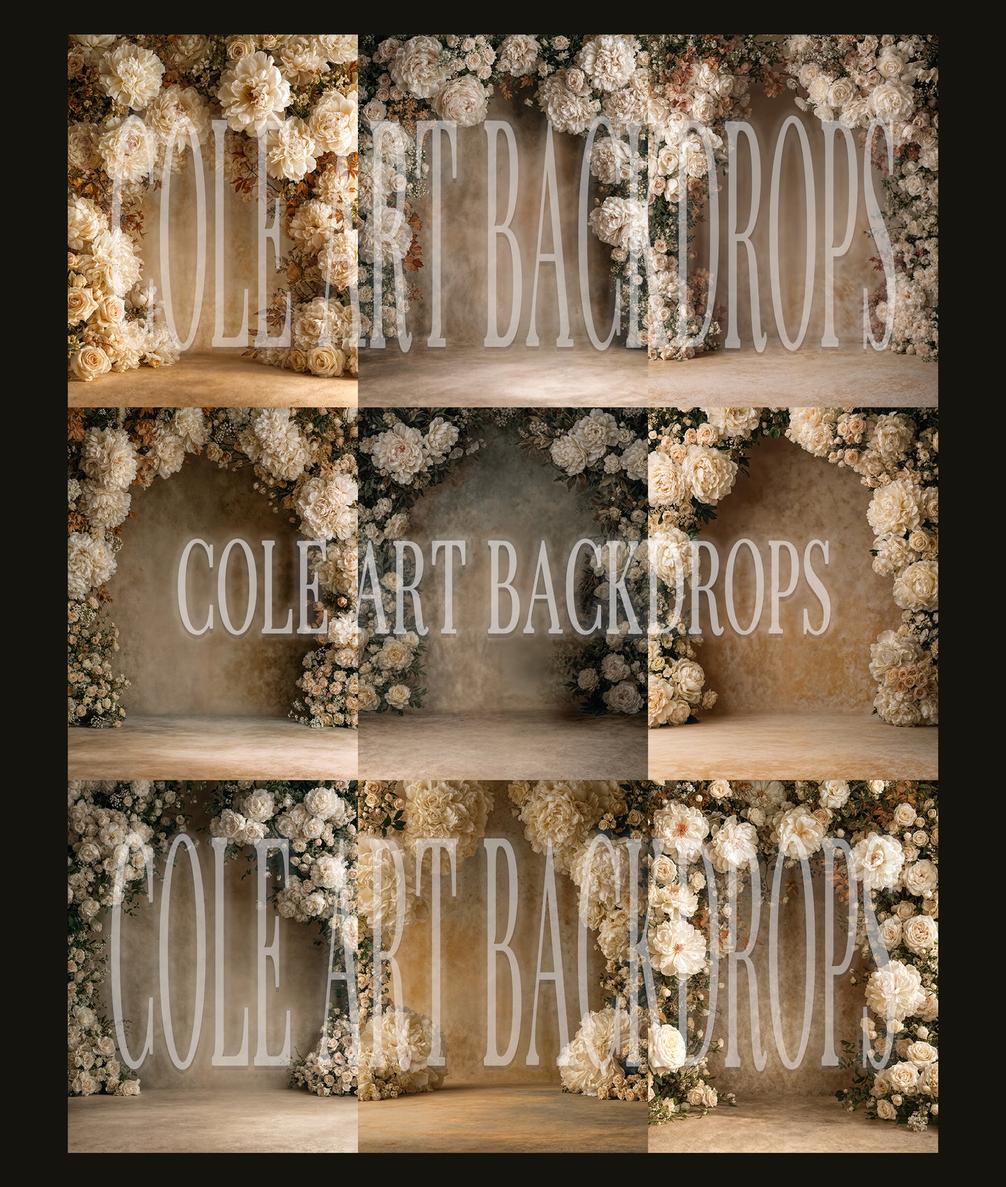 Floral Lane Digital Backdrop Set