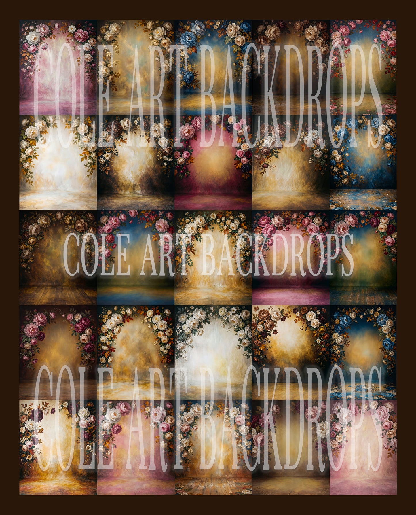 Fine Art Florals Digital Backdrop Set