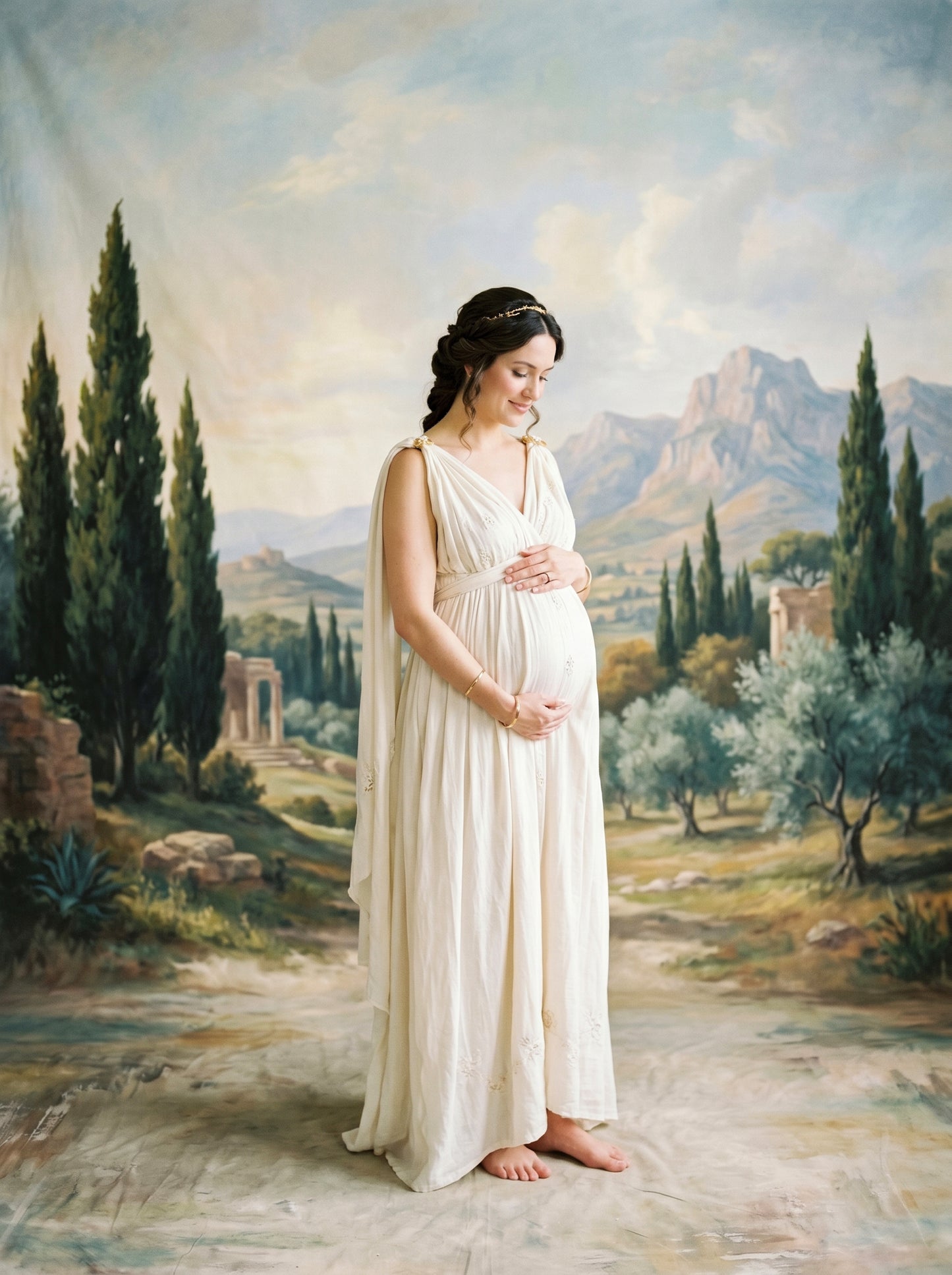Grecian Landscape Digital Backdrop Set