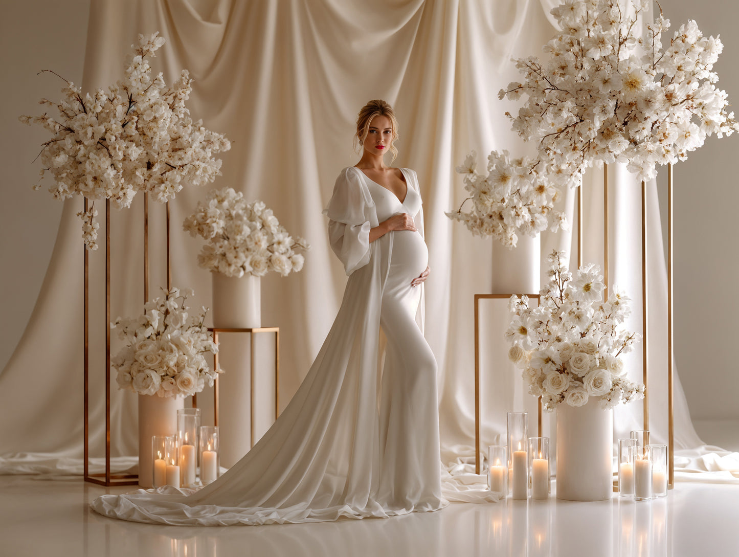 Jade Rose Digital Backdrop Set